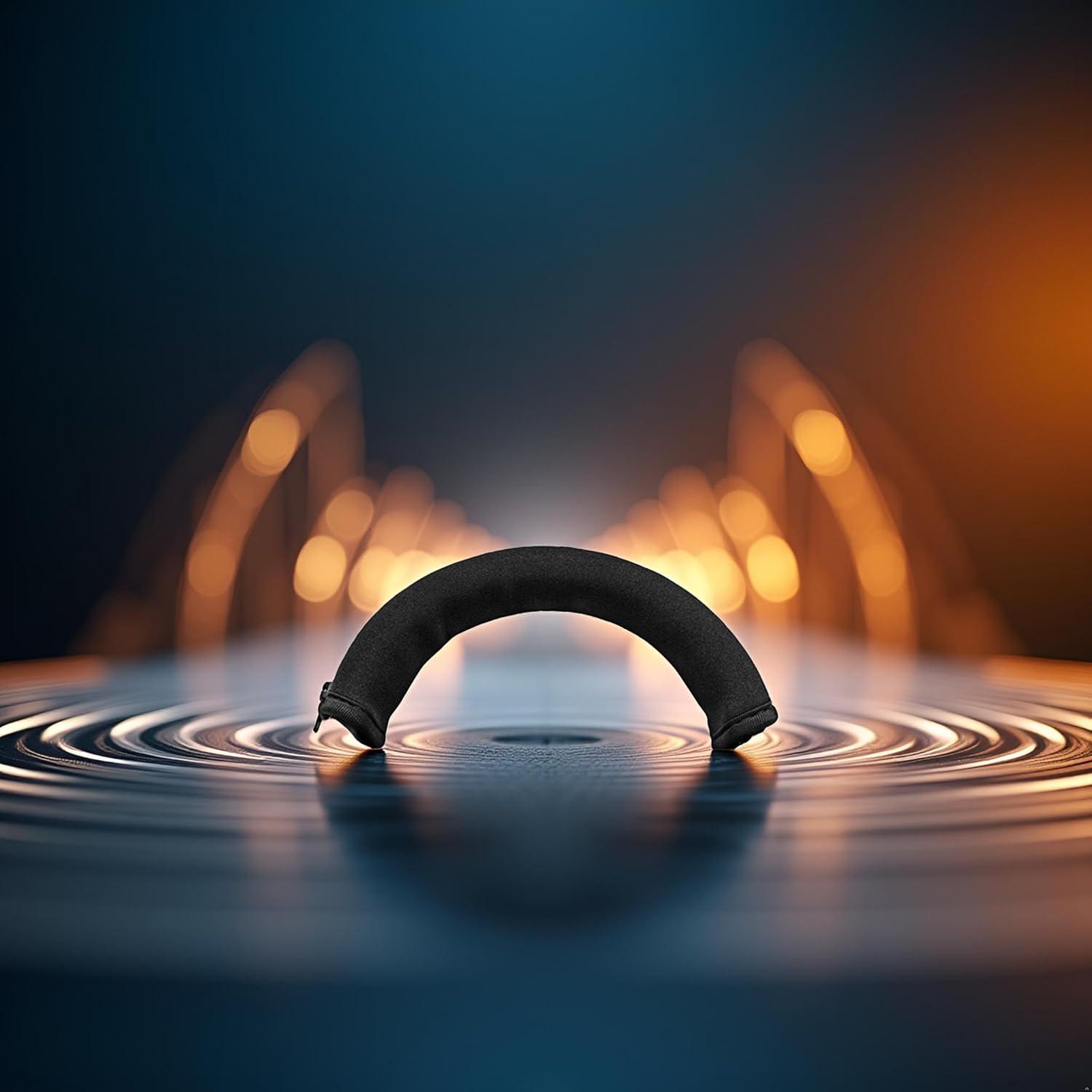 Protector de Diadema para Auriculares Audio Technica ATH MSR7 M20 M30 M40 M40X M50X Negro