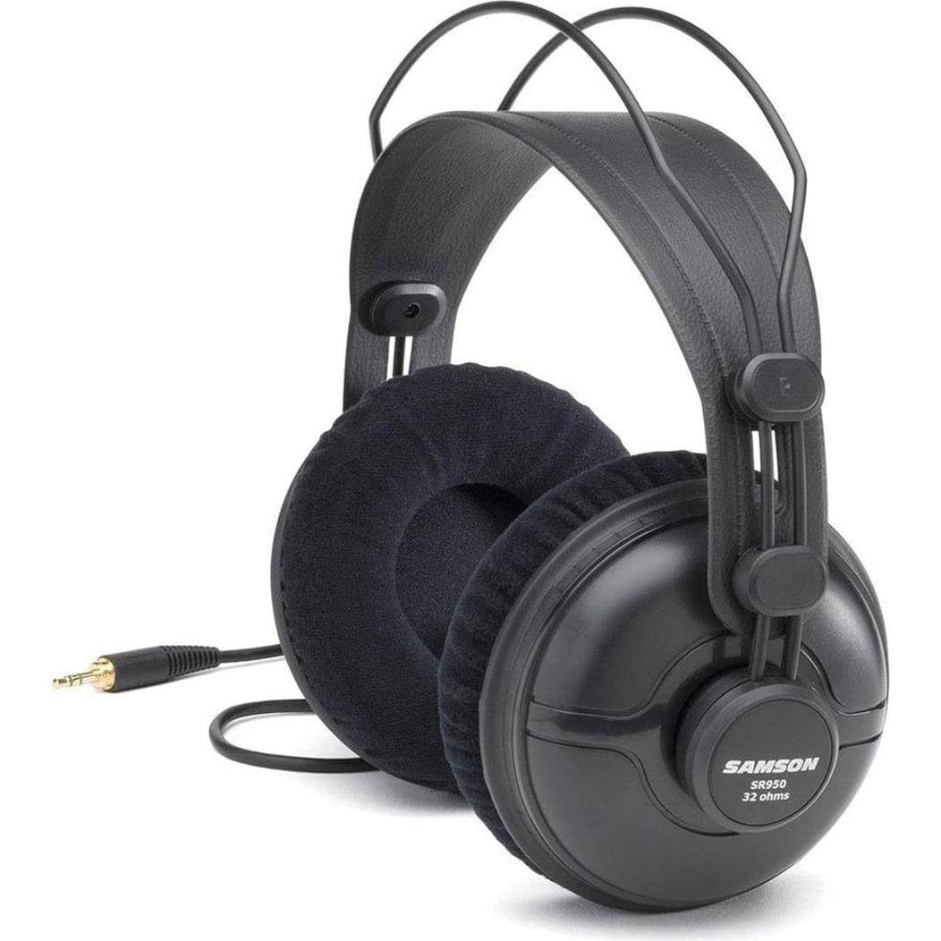 Micrófono Dinámico Samson Q9U con Auriculares SR950