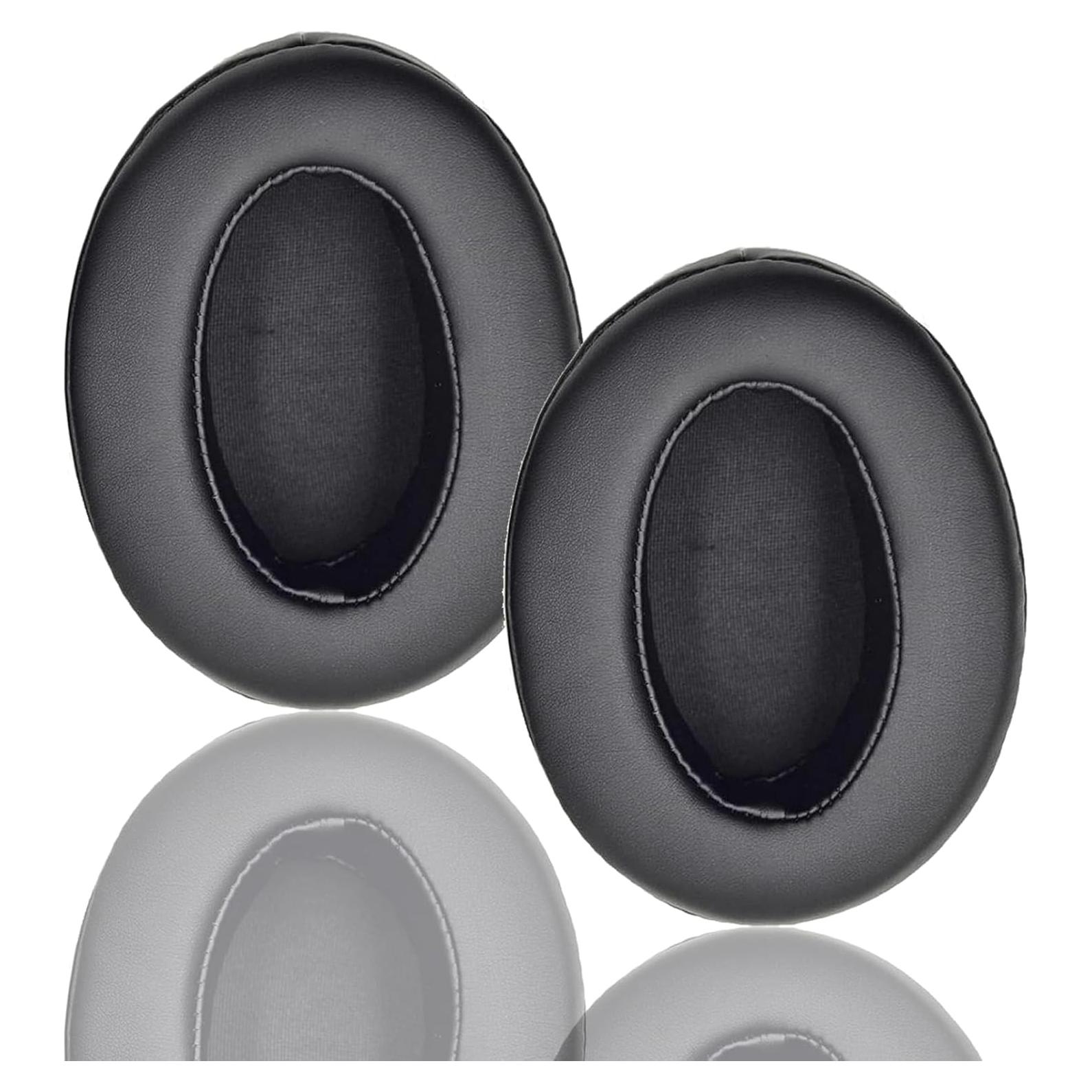 Almohadillas de Repuesto ACCIUK para Auriculares Brainwavz HM5 - Cuero Suave y Espuma de Memoria