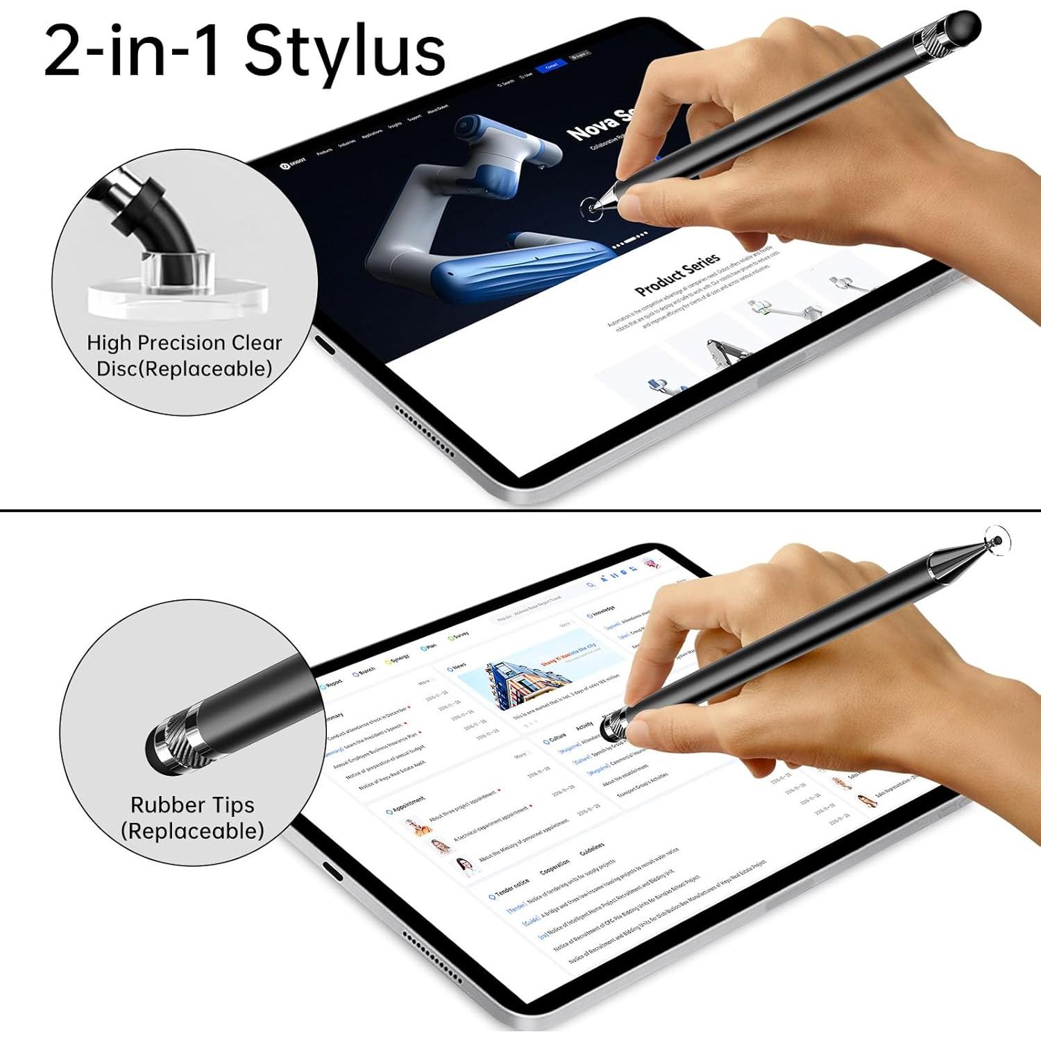 Stylus 2-en-1 Bopomofo 5 Pcs Alta Precisión Pantalla Táctil