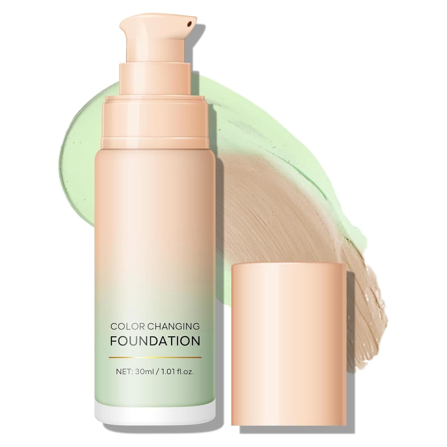 Base de Maquillaje Cambiante de Color KYDA 30ml Corrector Verde