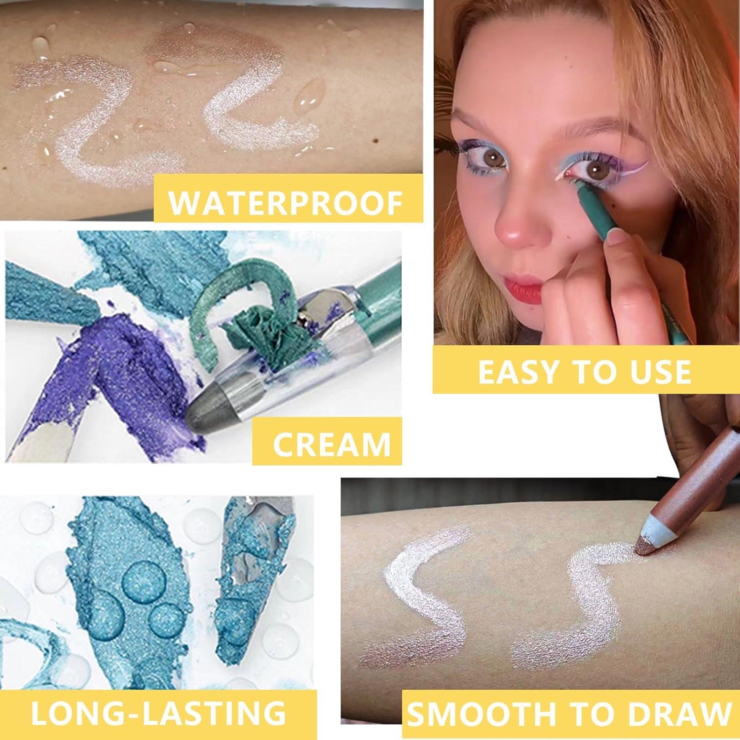 Lápiz de Sombra de Ojos Negro Daeuwiutr 14.3cm Impermeable