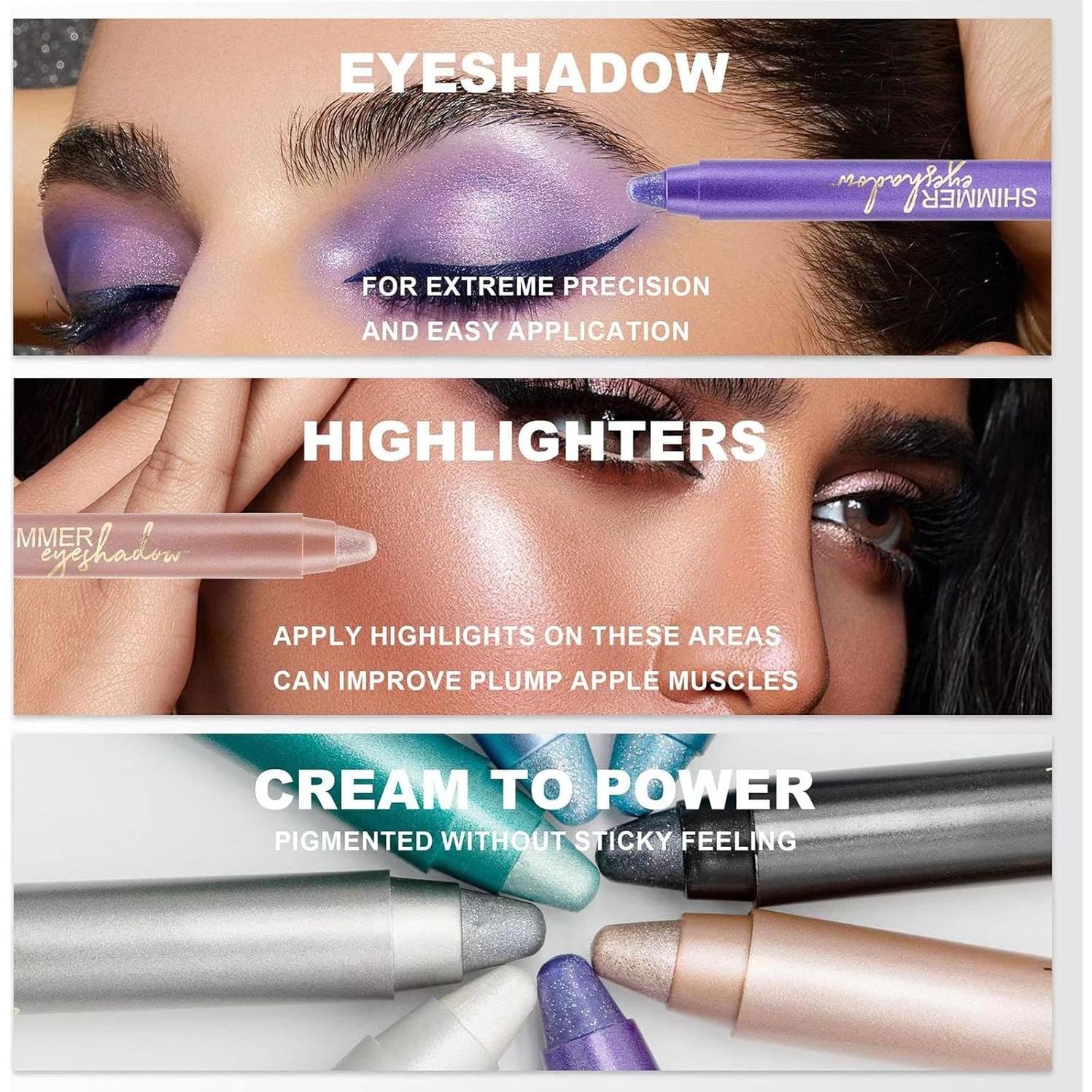 Lápiz de Sombra de Ojos Negro Daeuwiutr 14.3cm Impermeable