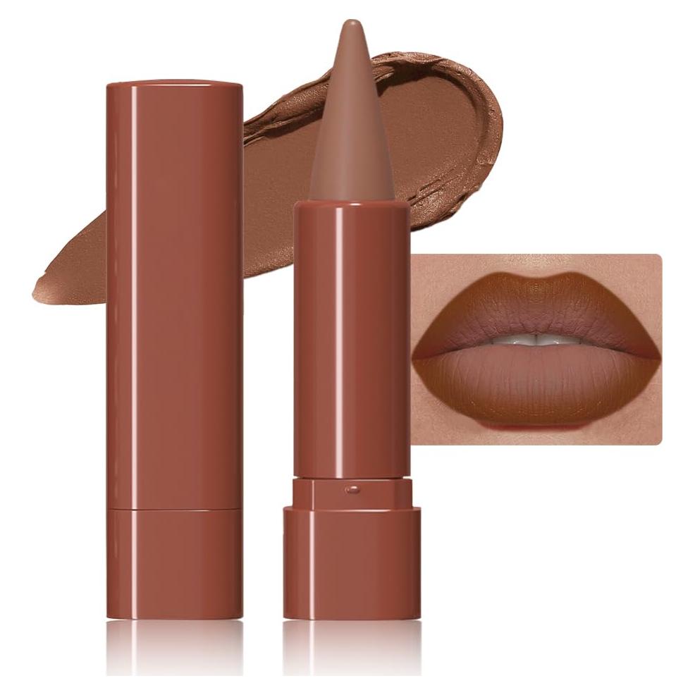 Lápiz Labial Mate evpct Marrón Cálido 1 Cuenta Larga Duración