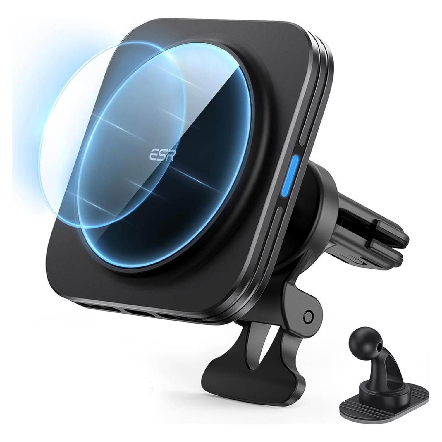 Cargador de coche ESR MagSafe 15W para iPhone y Galaxy