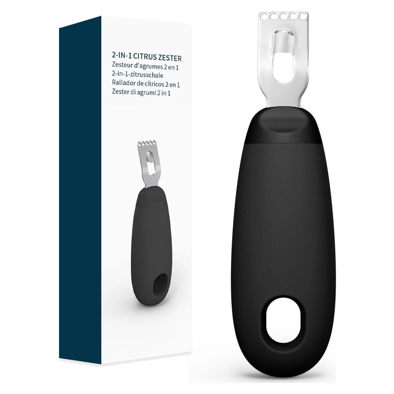 Pelador y Rallador de Limón KITCHENDAO KD0482B Acero Inoxidable