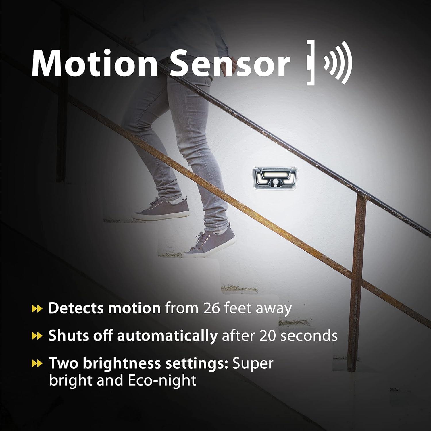 Luz Solar Bell+Howell Biónica 50 LED Sensor Movimiento