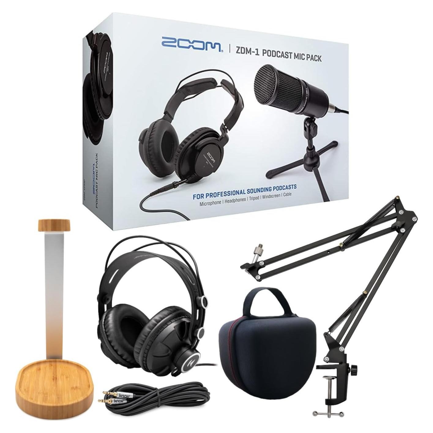 Paquete Accesorios Micrófono Zoom ZDM-1 Pro con Auriculares