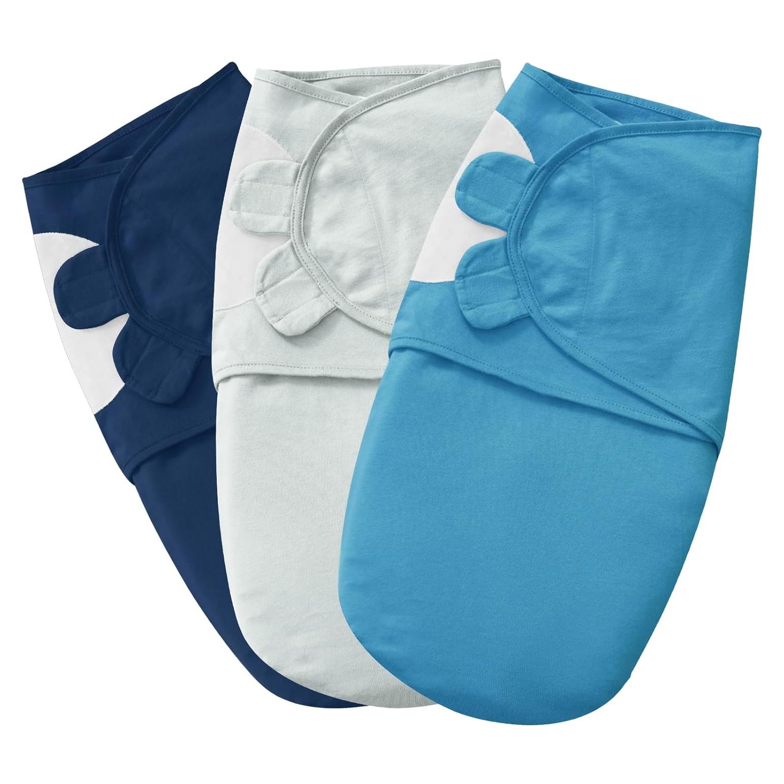 Sacos de Sueño PHF Algodón 0-3 Meses Ajustables 3 Piezas