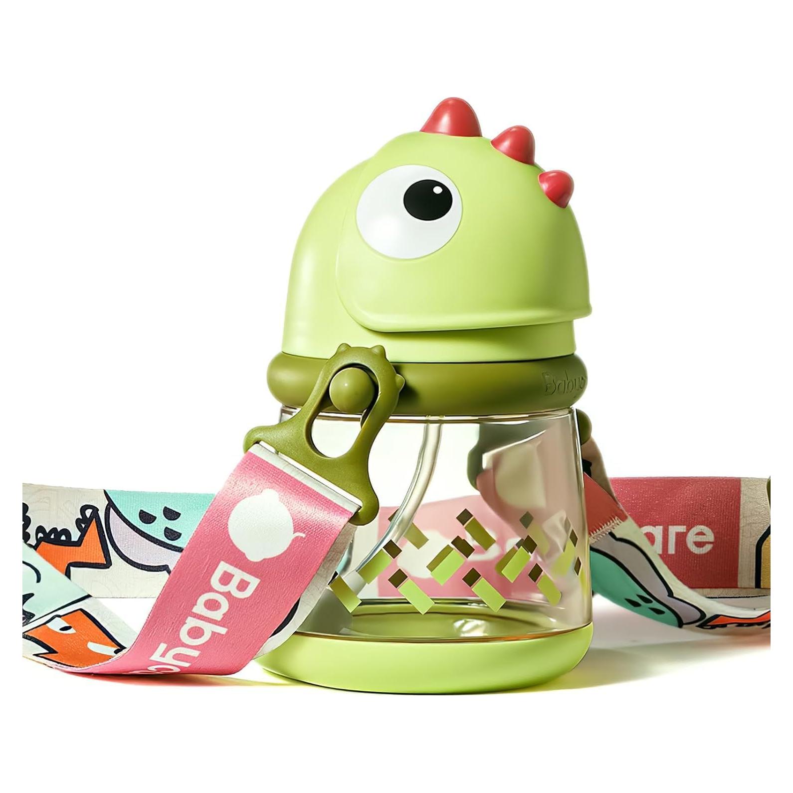 Taza Antiderrame con Pajita bc babycare 300ml Verde