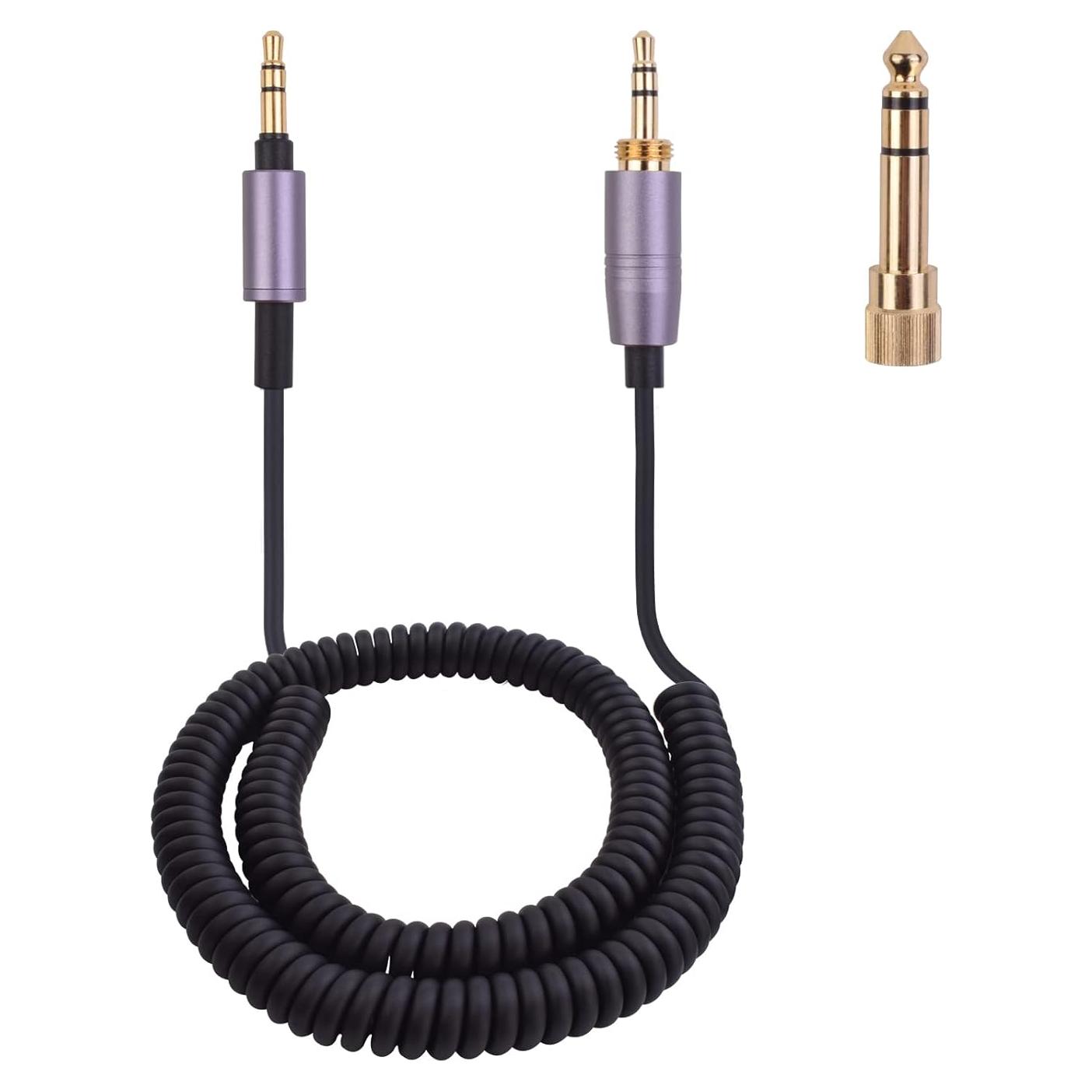 Cable de auriculares enrollado Asobilor 1.49m a 4.27m 3.5mm