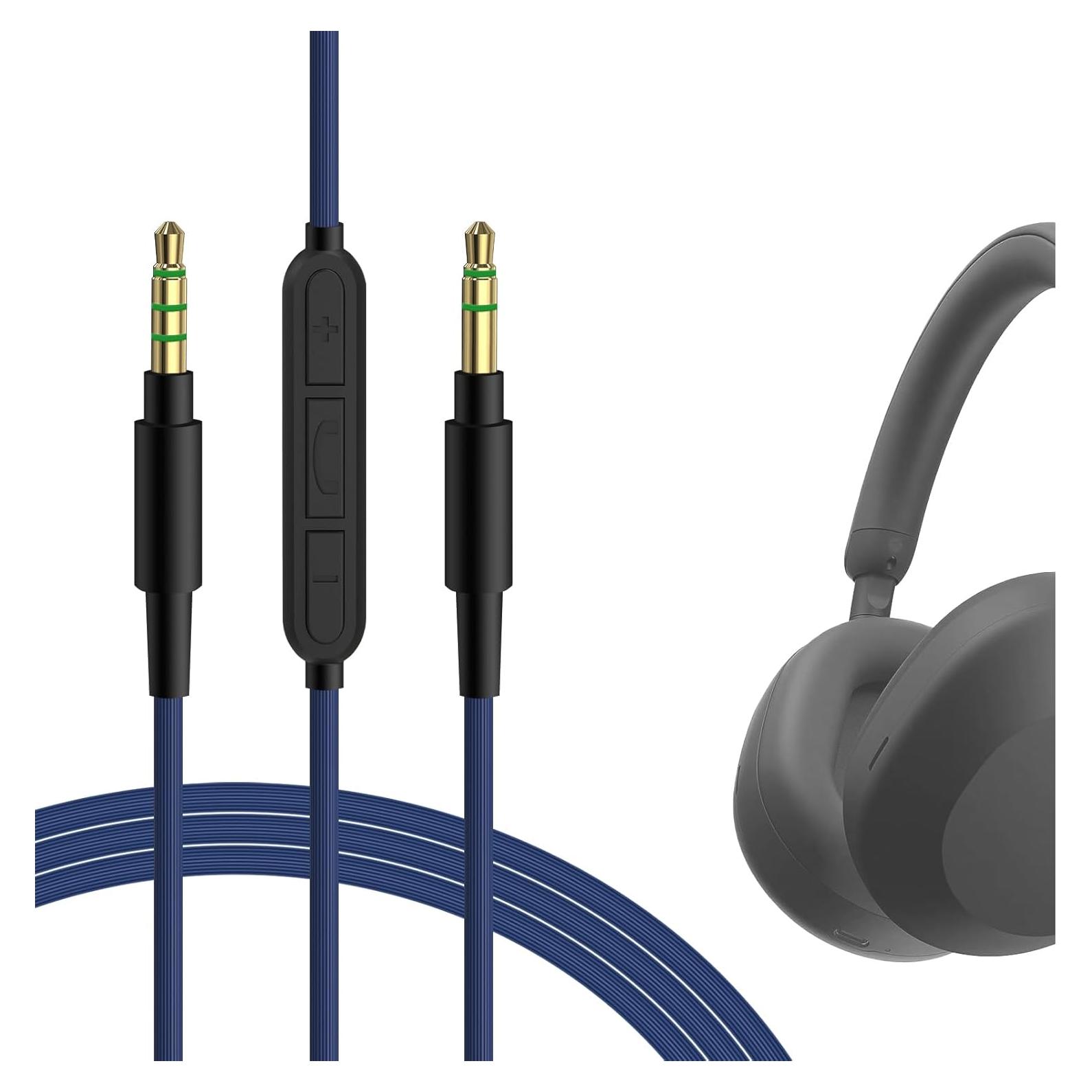 Cable de Audio GEEKRIA AUX 3.5mm con Micrófono 1.2m