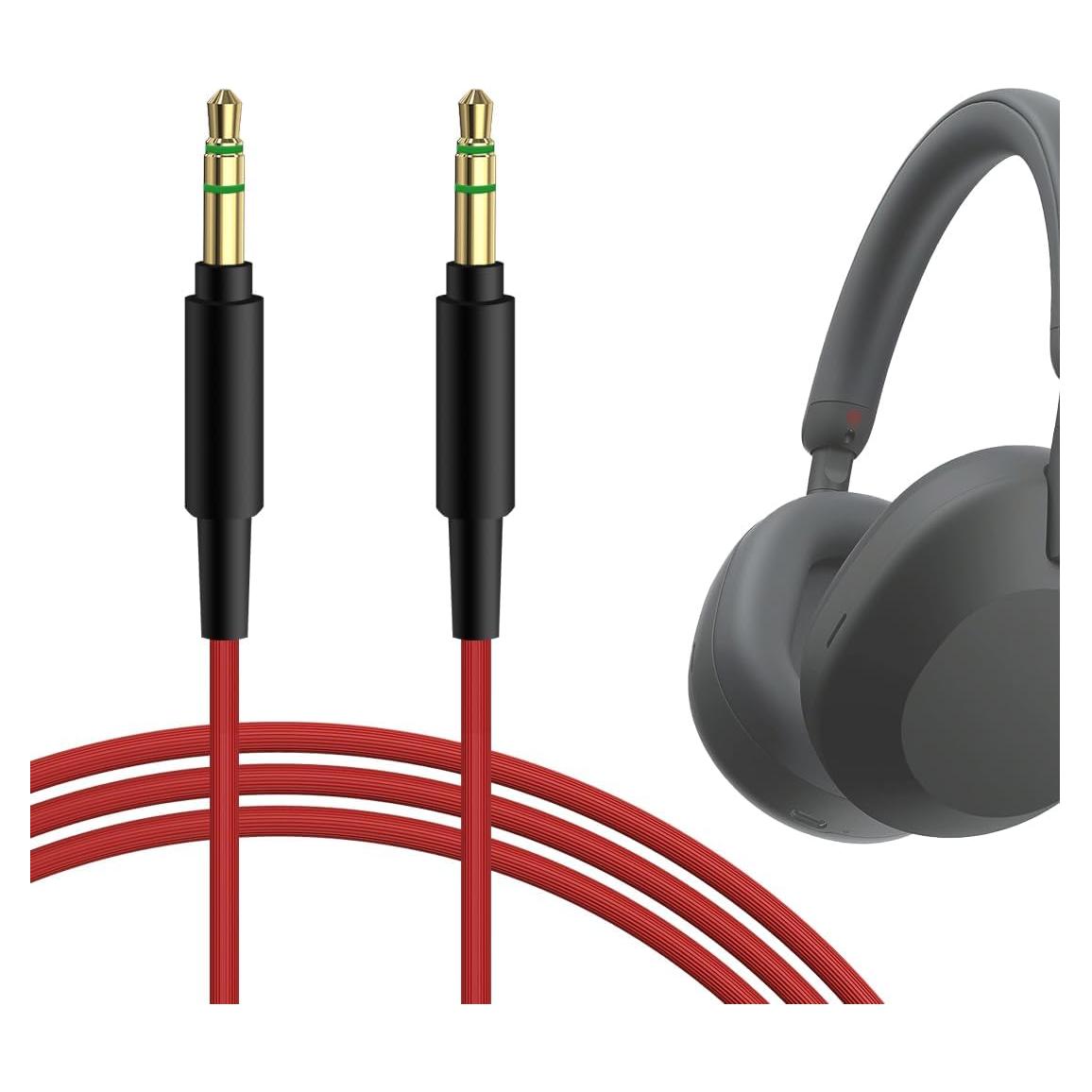 Cable de Audio GEEKRIA 3.5mm para Auriculares Sony 1.2m
