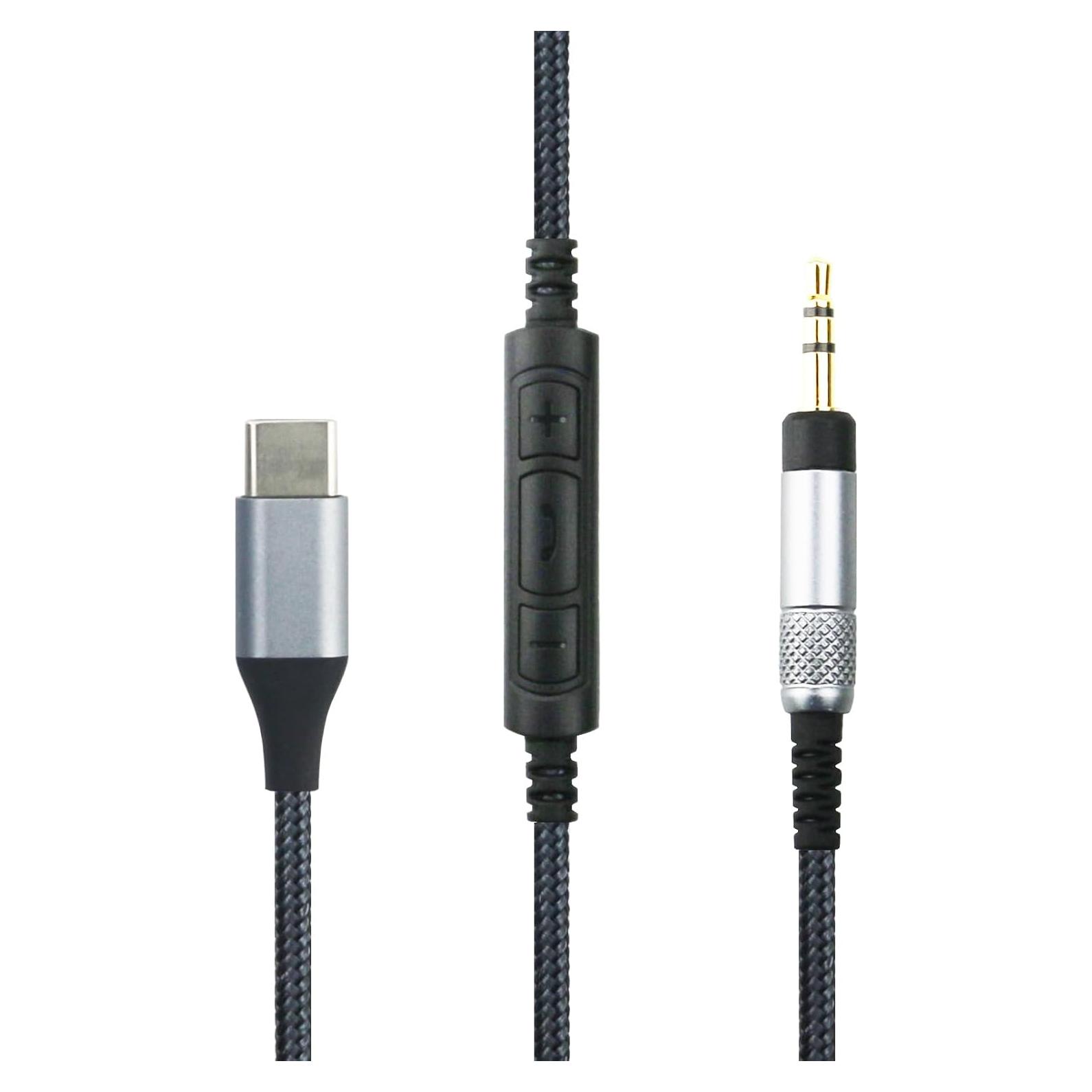 Cable de Audio USB C NewFantasia 1.3m para Auriculares Bose