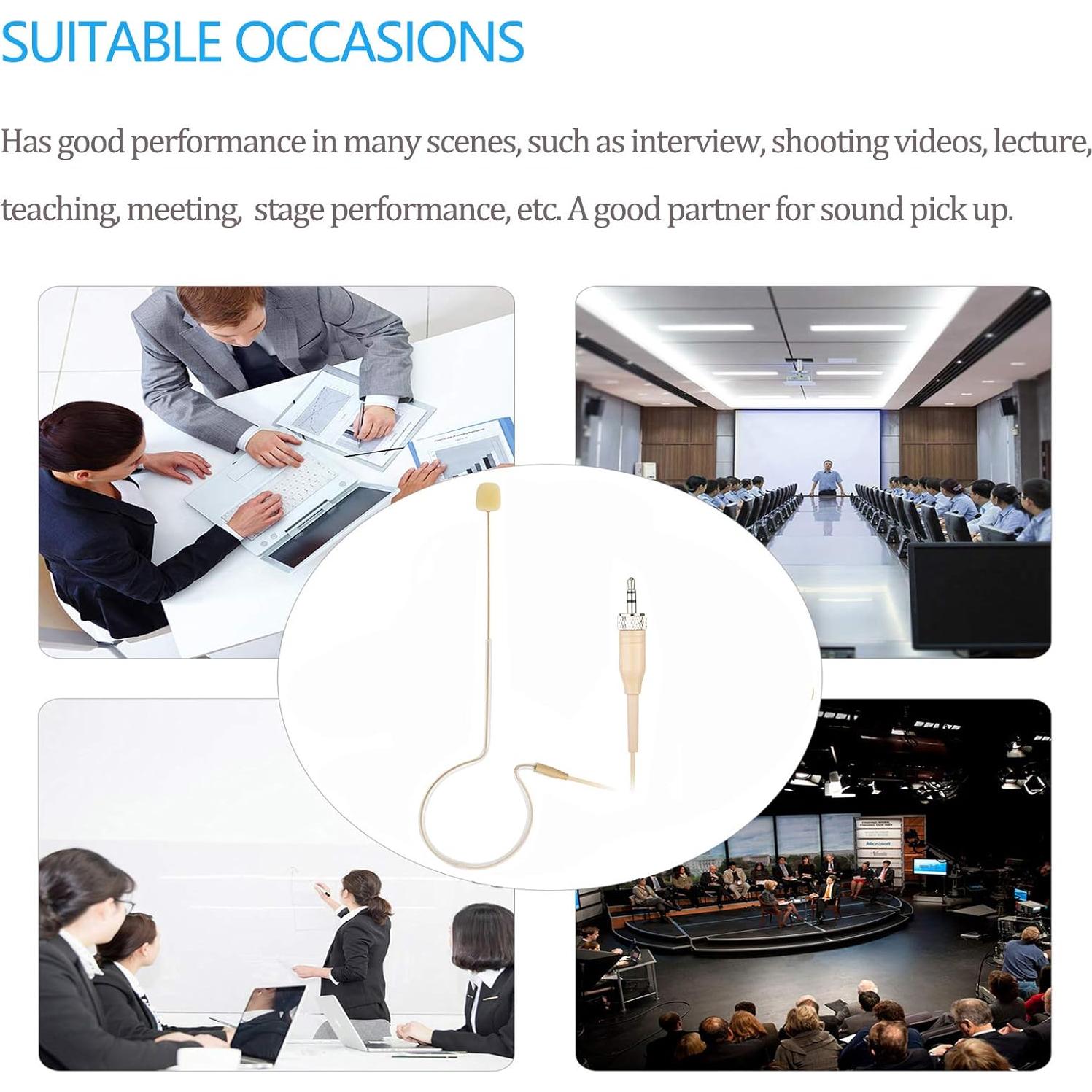 Micrófono de Diadema Sennheiser SJ-1730 Beige 3.5mm