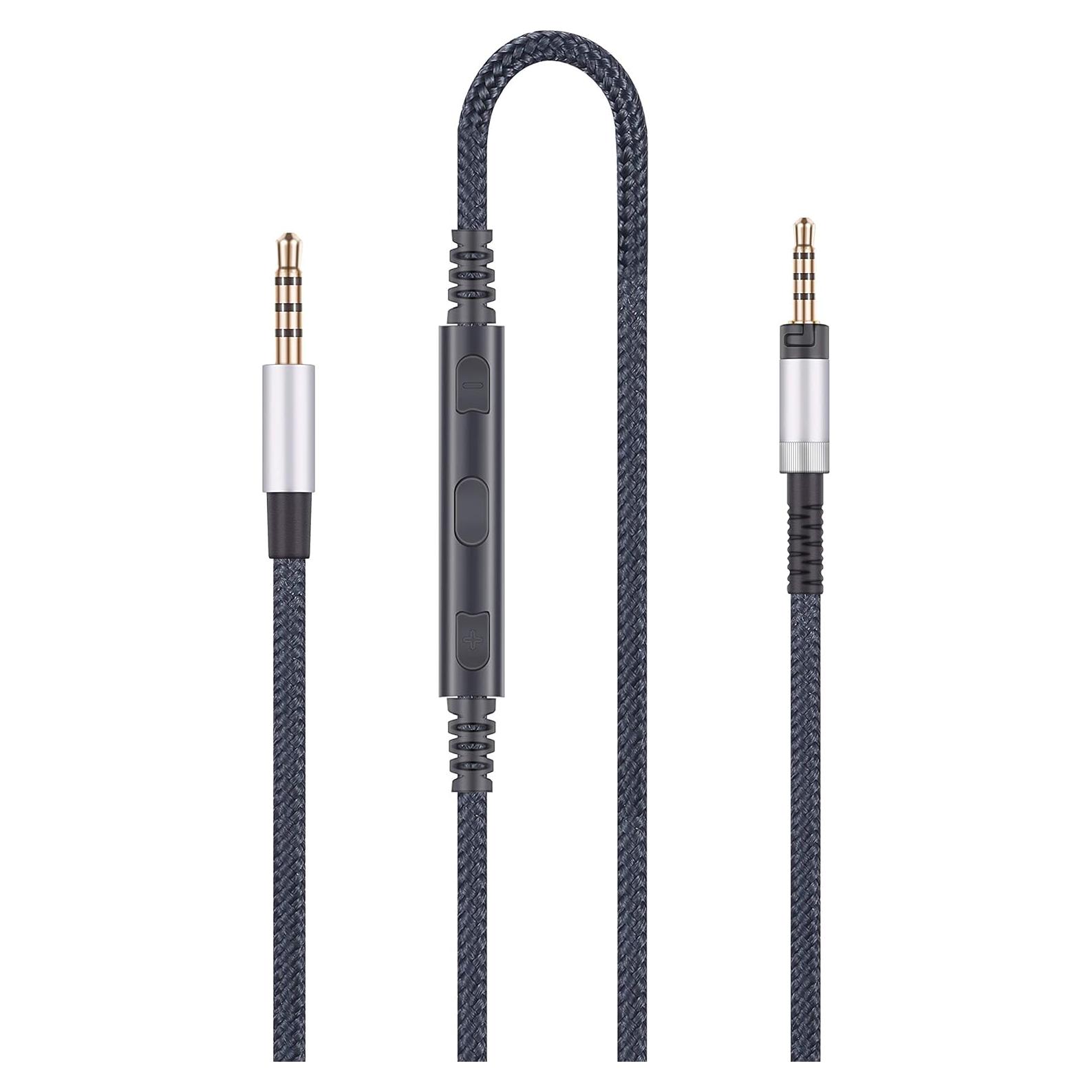 Cable de Audio AUX Ablet 1.2m con Control Remoto para Sennheiser