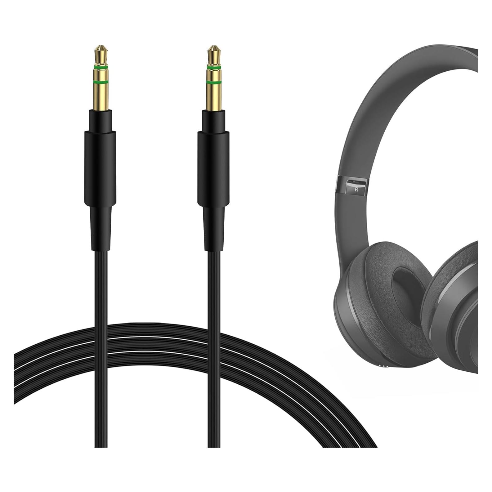 Cable de Audio GEEKRIA 3.5mm para Auriculares Beats Studio y Solo