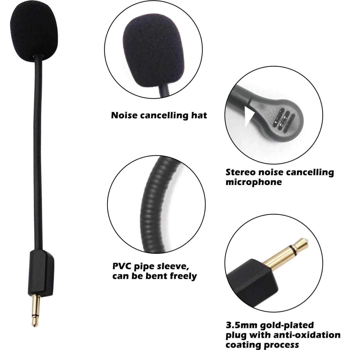 Micrófono Reemplazo Razer Blackshark V2/V2 Pro 3.5mm