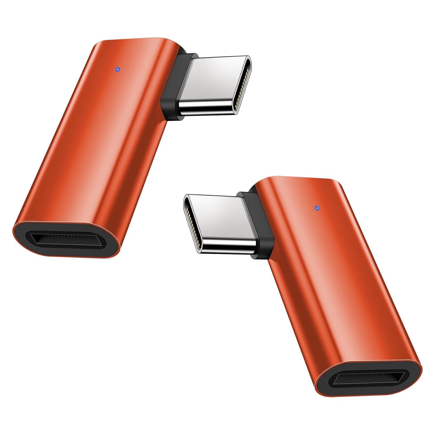 Adaptador Lightning a USB C 90 Grados xiwxi - Carga Rápida 27W