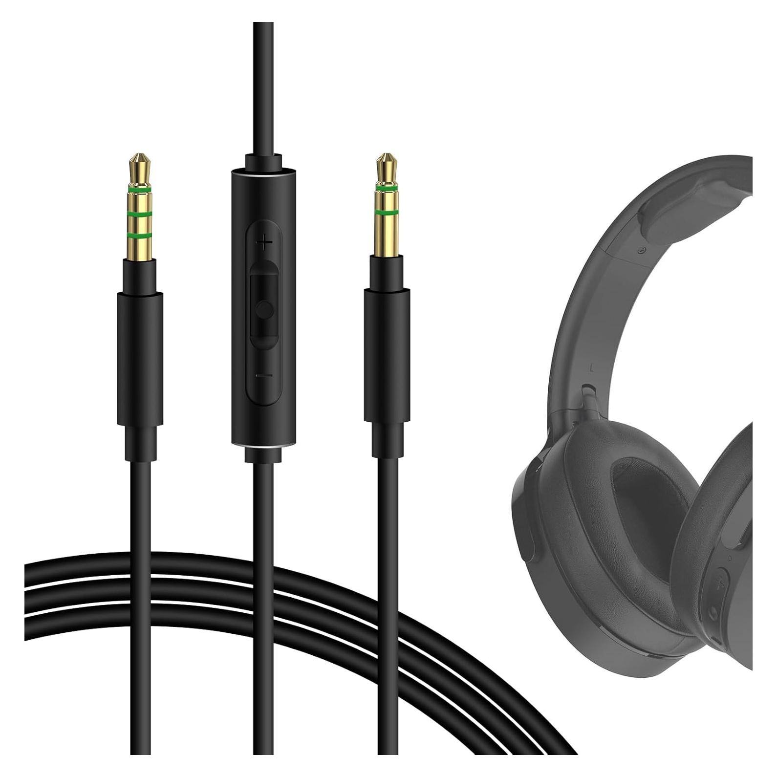 Cable de Audio GEEKRIA 3.5mm con Micrófono para Skullcandy