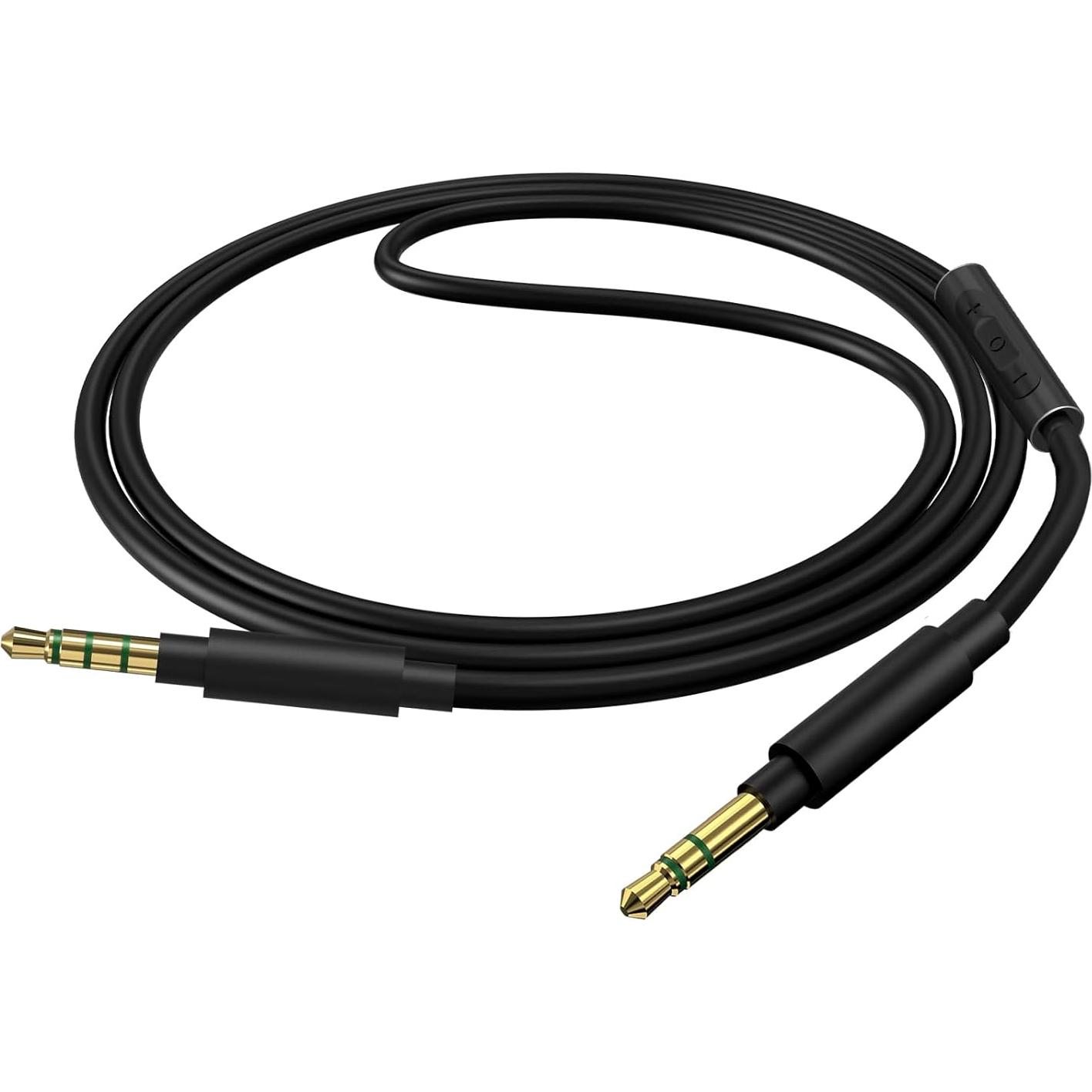 Cable de Audio GEEKRIA 3.5mm con Micrófono para Skullcandy
