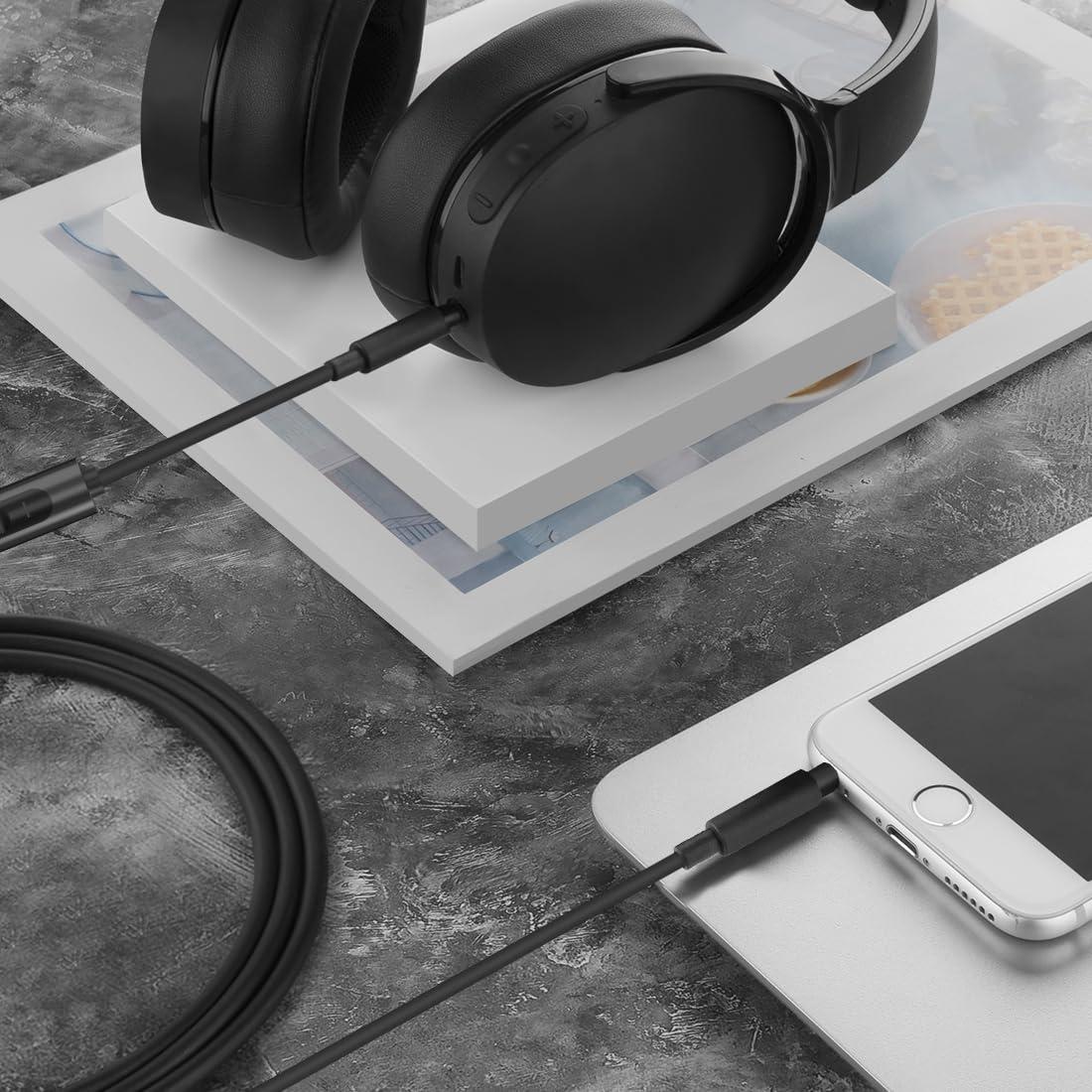 Cable de Audio GEEKRIA 3.5mm con Micrófono para Skullcandy