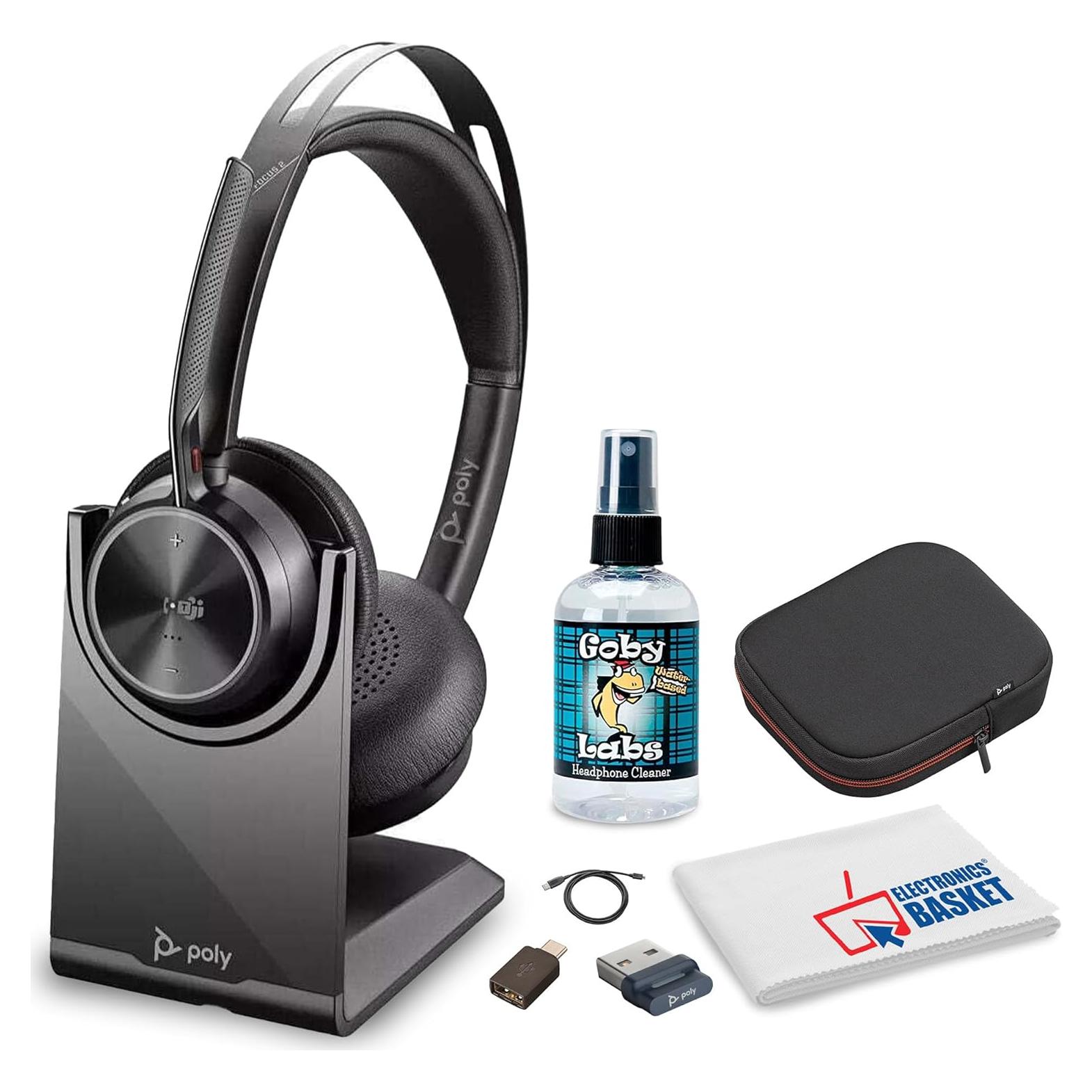 Auricular Bluetooth Poly Voyager Focus 2 UC - ANC, 25h Batería