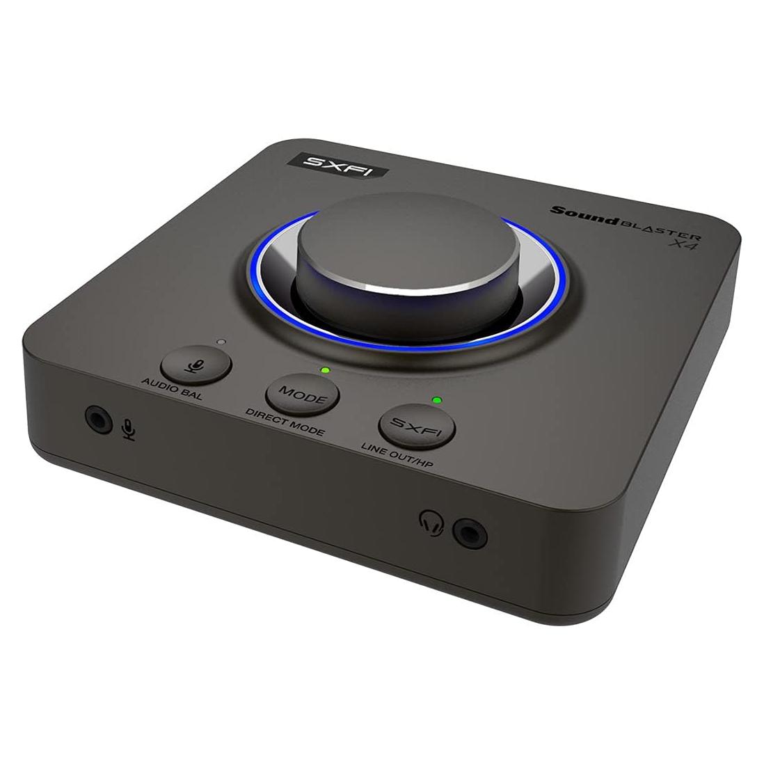 DAC USB Externo Creative Sound Blaster X4 7.1 Multicanal