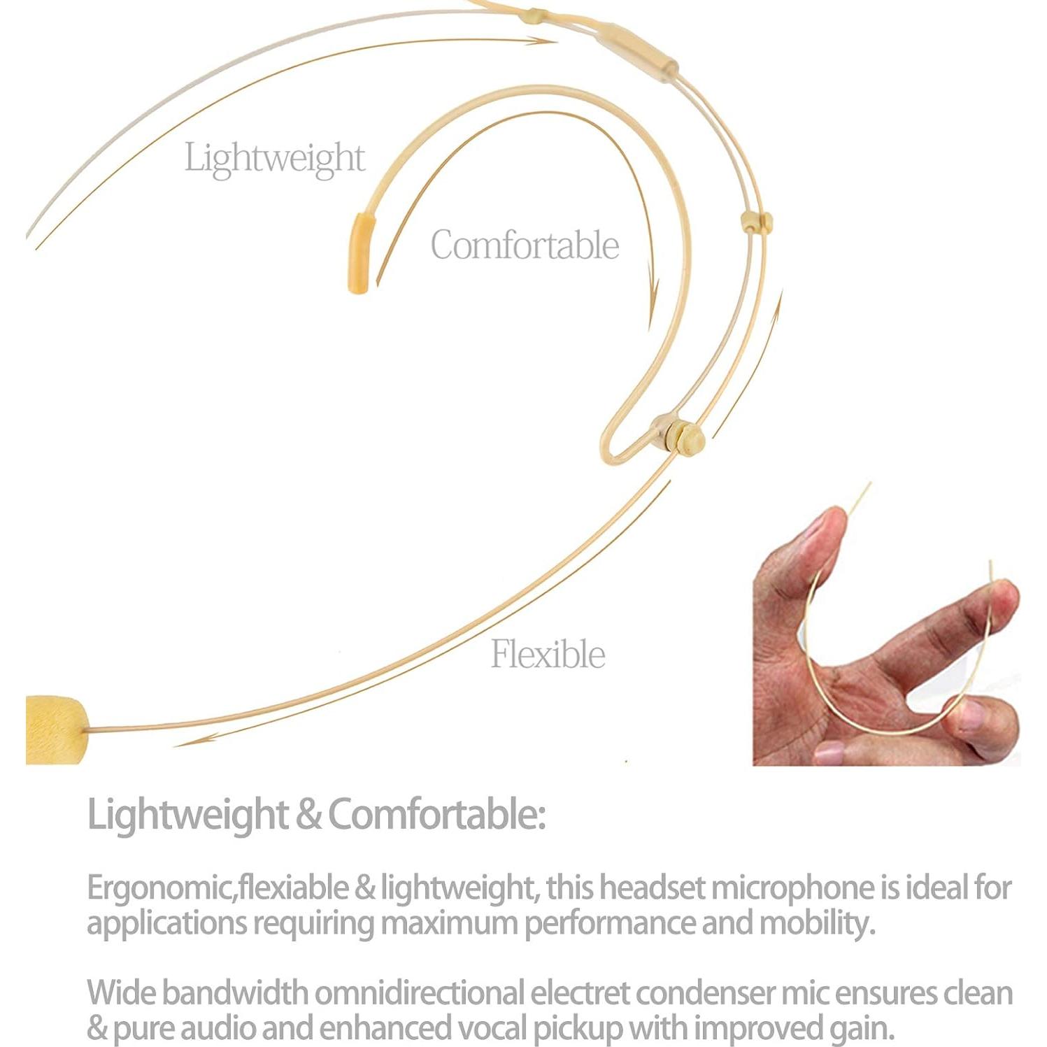 Micrófono Auricular Discreto Sujeetec SJ-1710 Beige 20g