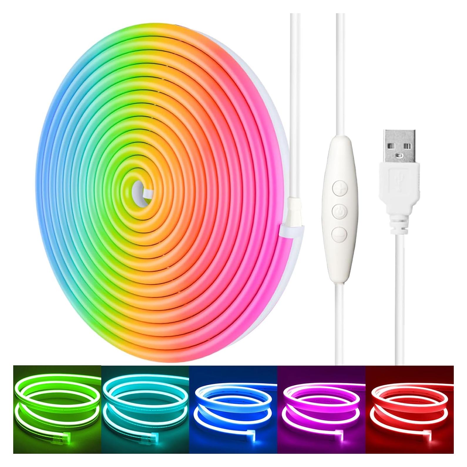 Tira de luz neón RGB 1m XINGZHI con control táctil