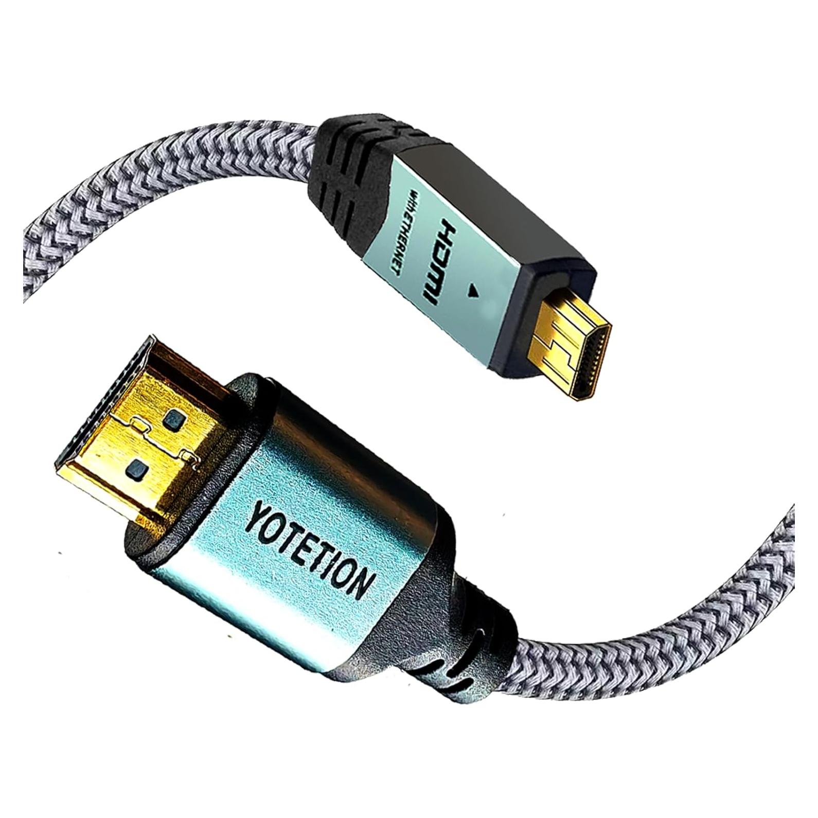Cable Micro HDMI a HDMI 4.57m LJ 4K@60Hz Compatible GoPro