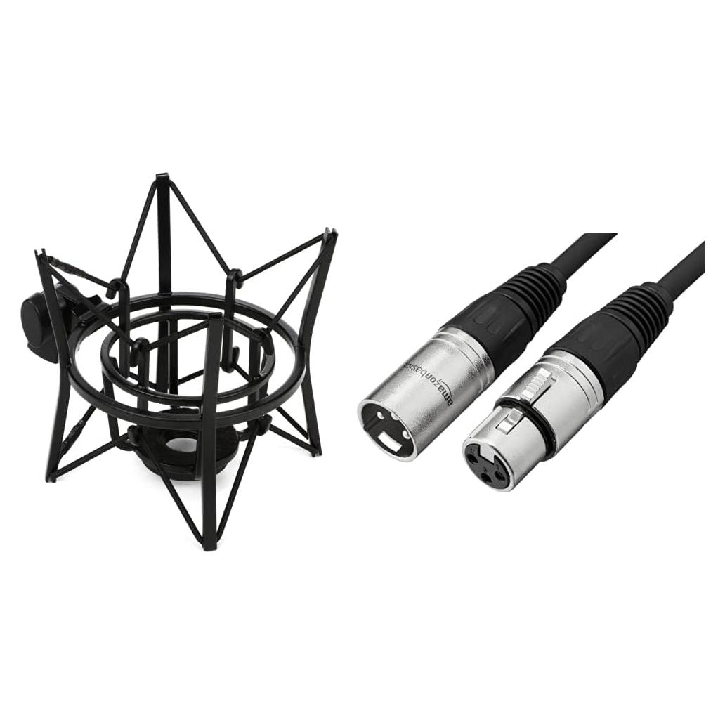 Soporte Antivibración Rode PSM1 + Cable XLR 1.83m Amazon Basics