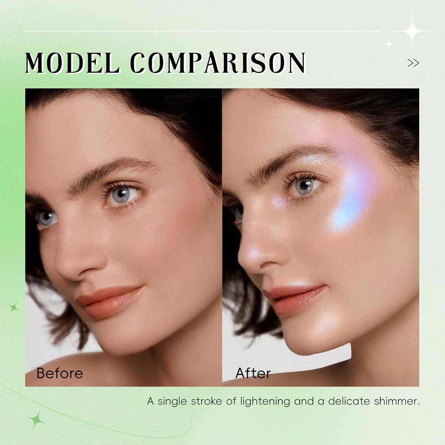 Paleta de Iluminador Facial HOSAILY Multicromo 25g