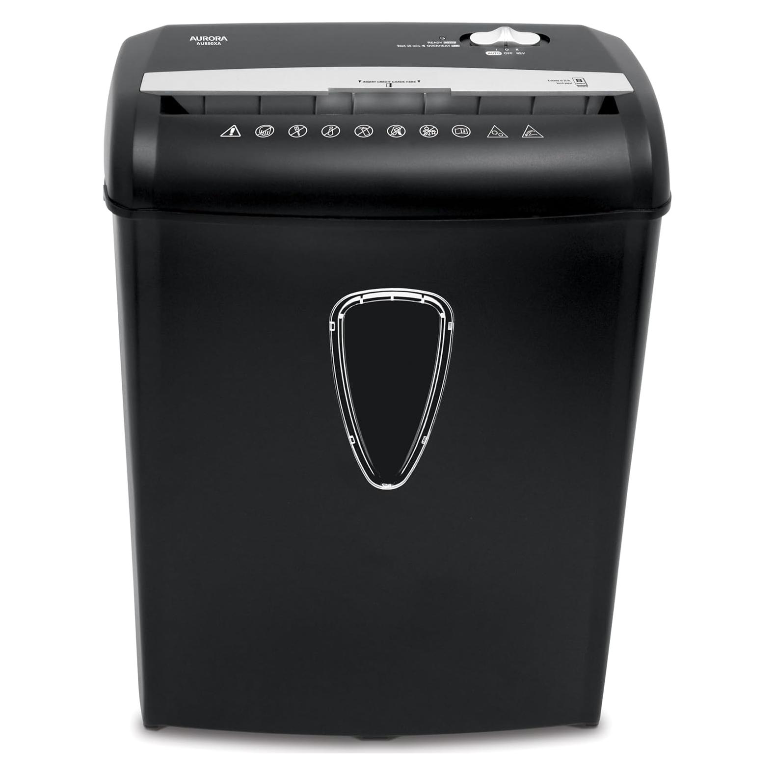 Trituradora de Papel Aurora AU890XA Corte Cruzado 8 Hojas