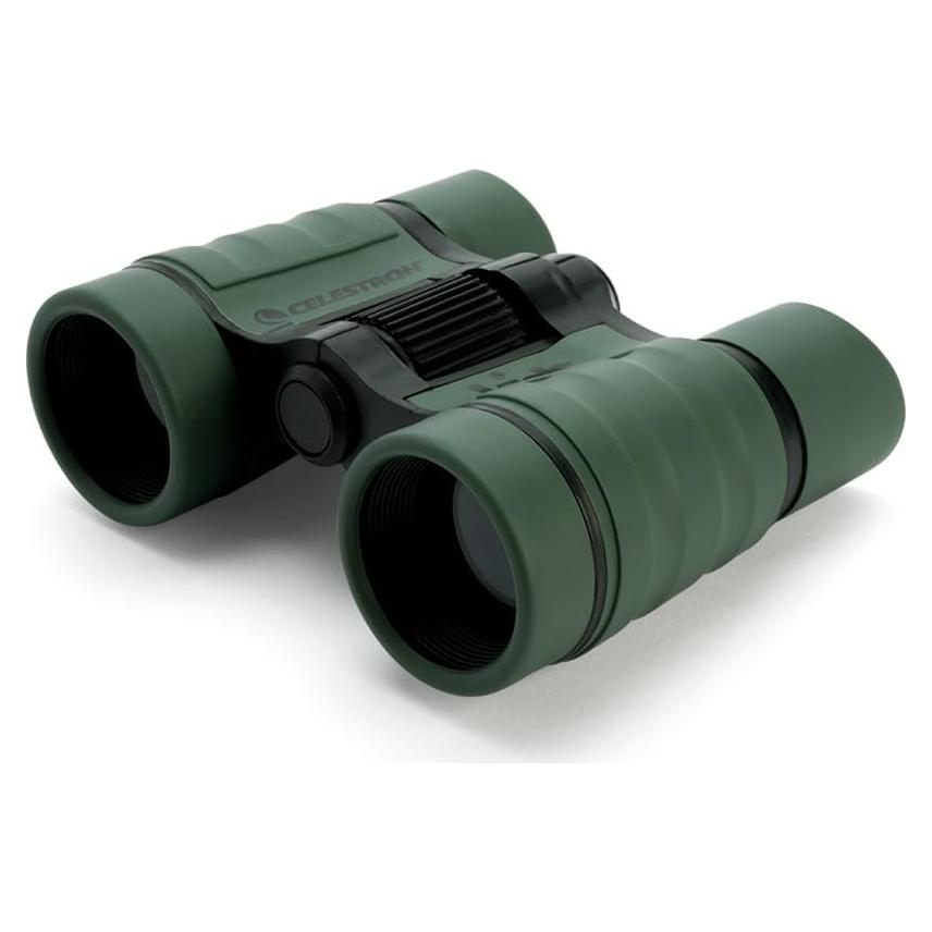 Binoculares Celestron Niños 4x30 Verde - Portátiles y Livianos