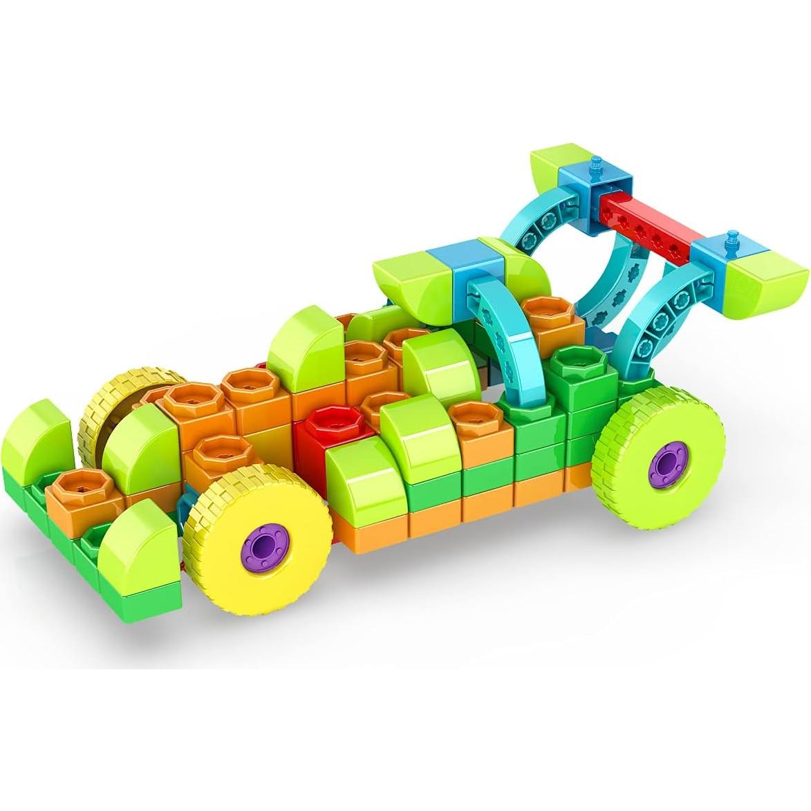 Engino QBOIDZ Coche de Carreras 10 Modelos Kit STEM 4+