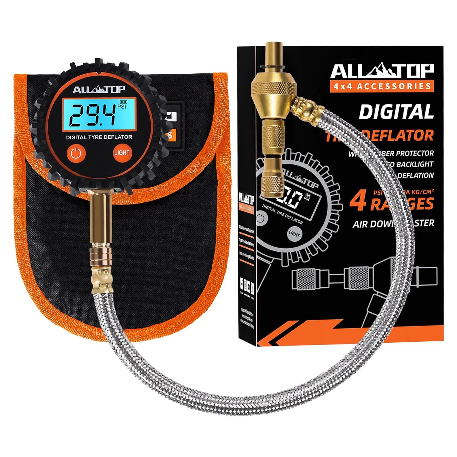 Desinflador Digital de Neumáticos ALL-TOP 250 PSI con Manómetro