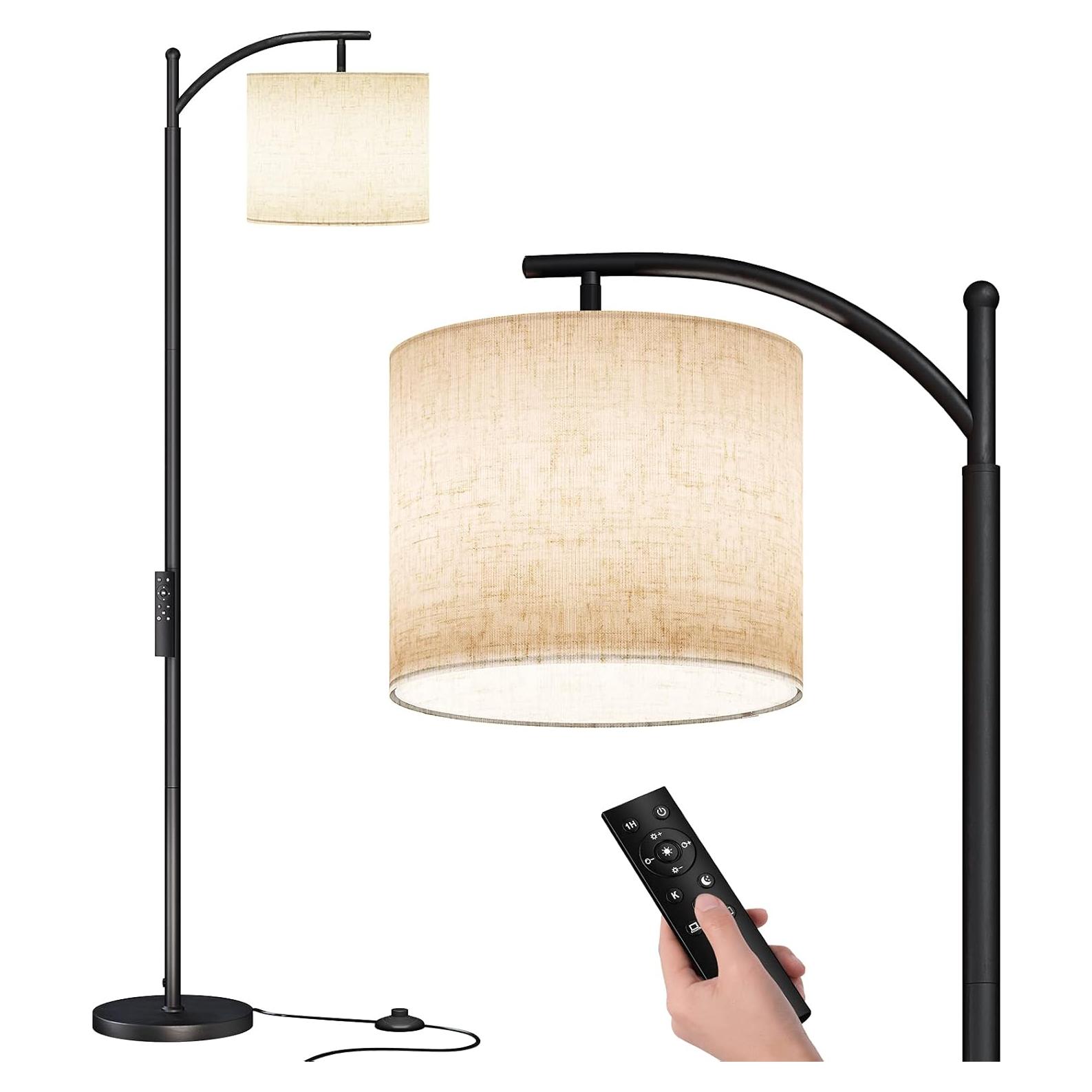 Lámpara de Pie Regulable SUNMORY con Control Remoto - Negro