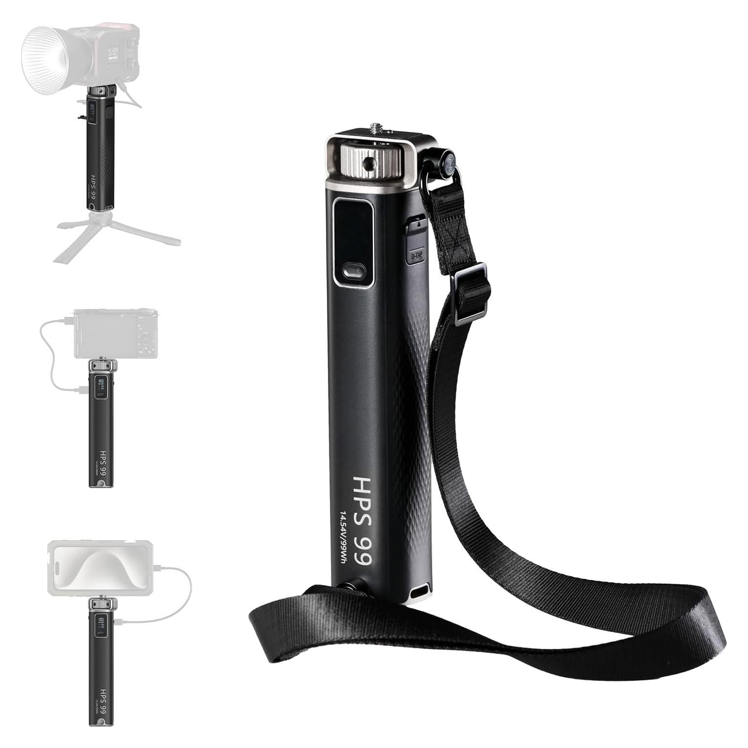 Empuñadura de Batería SMALLRIG 99Wh 6800mAh con Carga Rápida