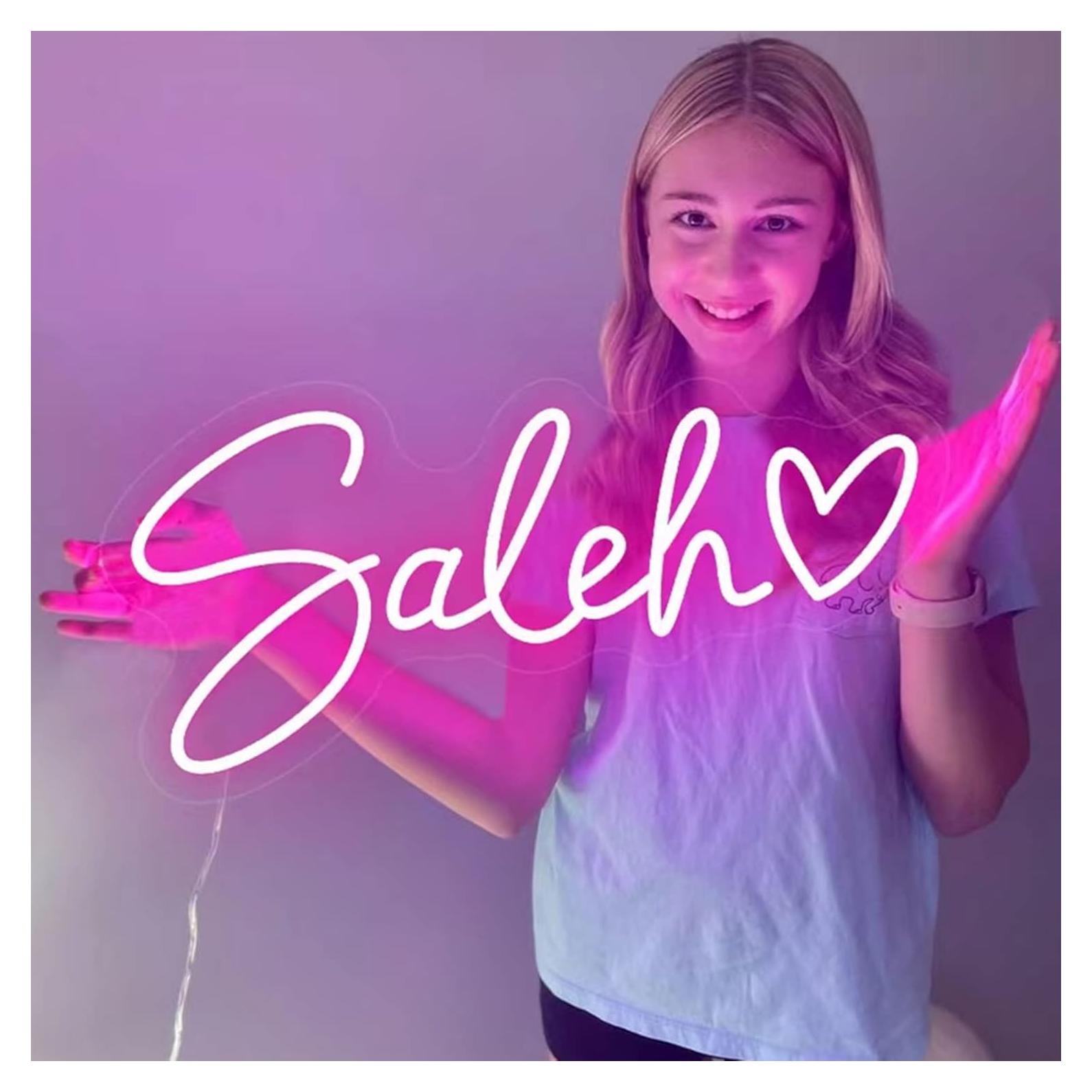 Letrero de Neón Personalizado LED Raniya 76.2x18.3 cm