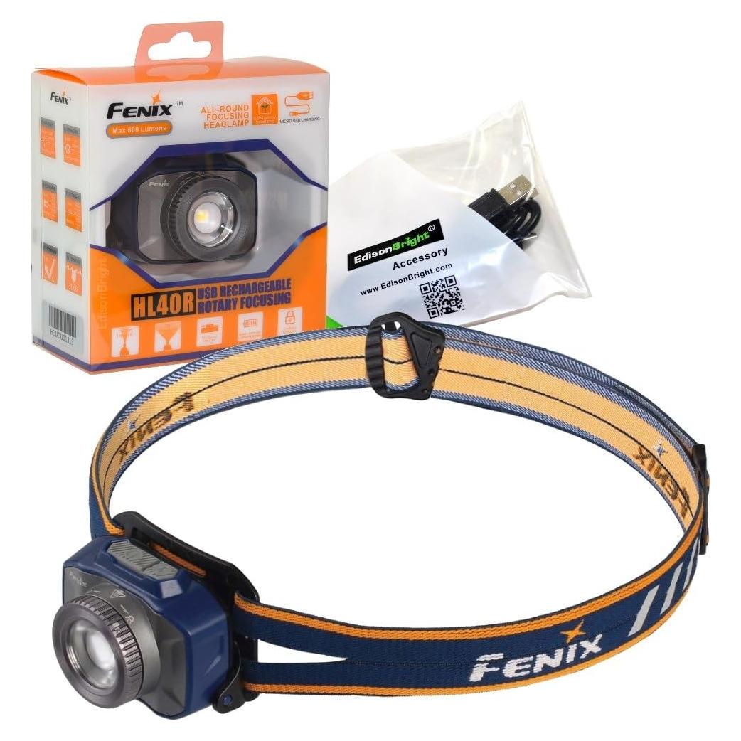 Linterna LED CREE Fenix HL40R 600 lúmenes recargable USB