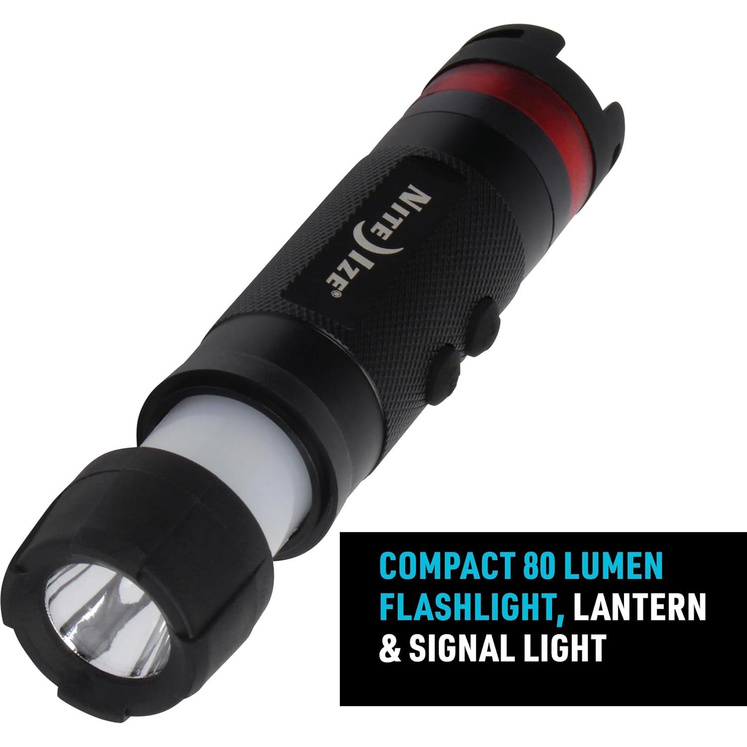 Linterna LED Mini Nite Ize Radiant 80 Lúmenes Negra