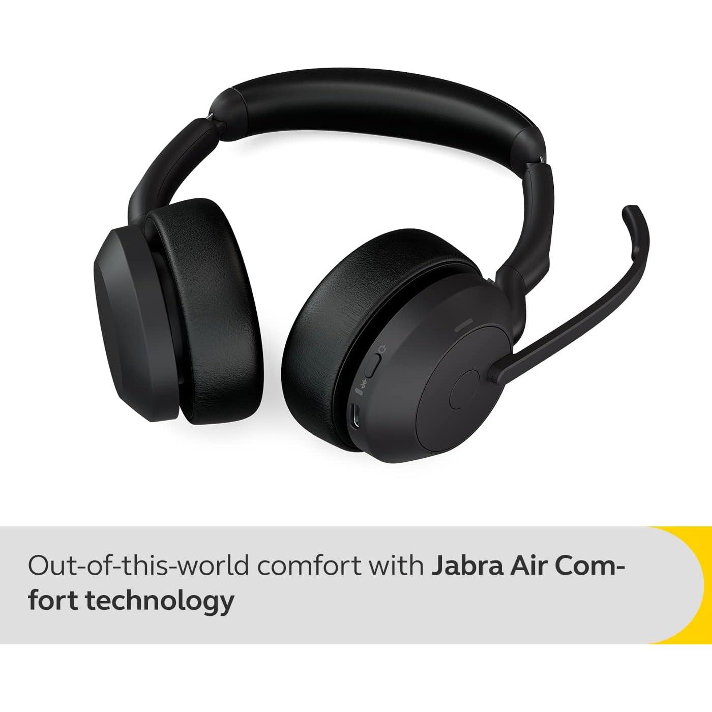 Auricular Inalámbrico Jabra Evolve2 55 con ANC y Micrófonos