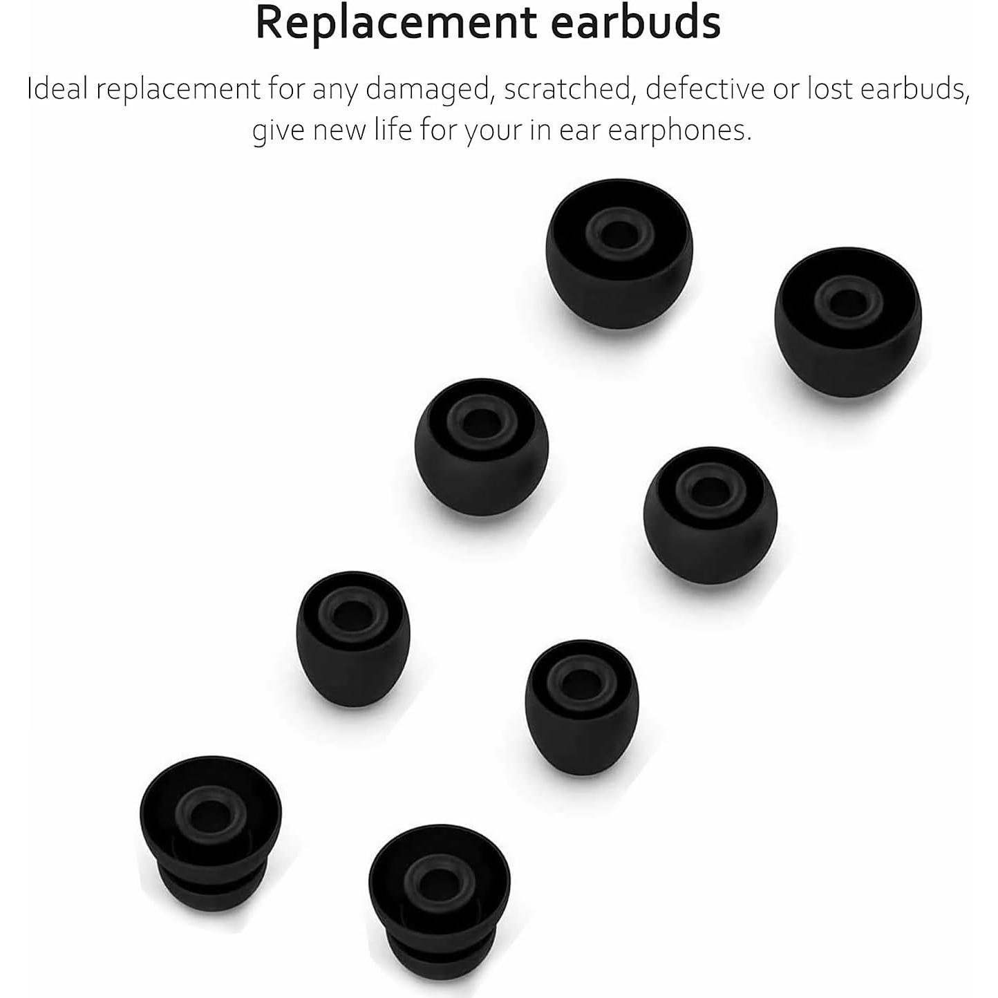 Puntas de repuesto silicona Adhiper para auriculares Beats - 8 piezas