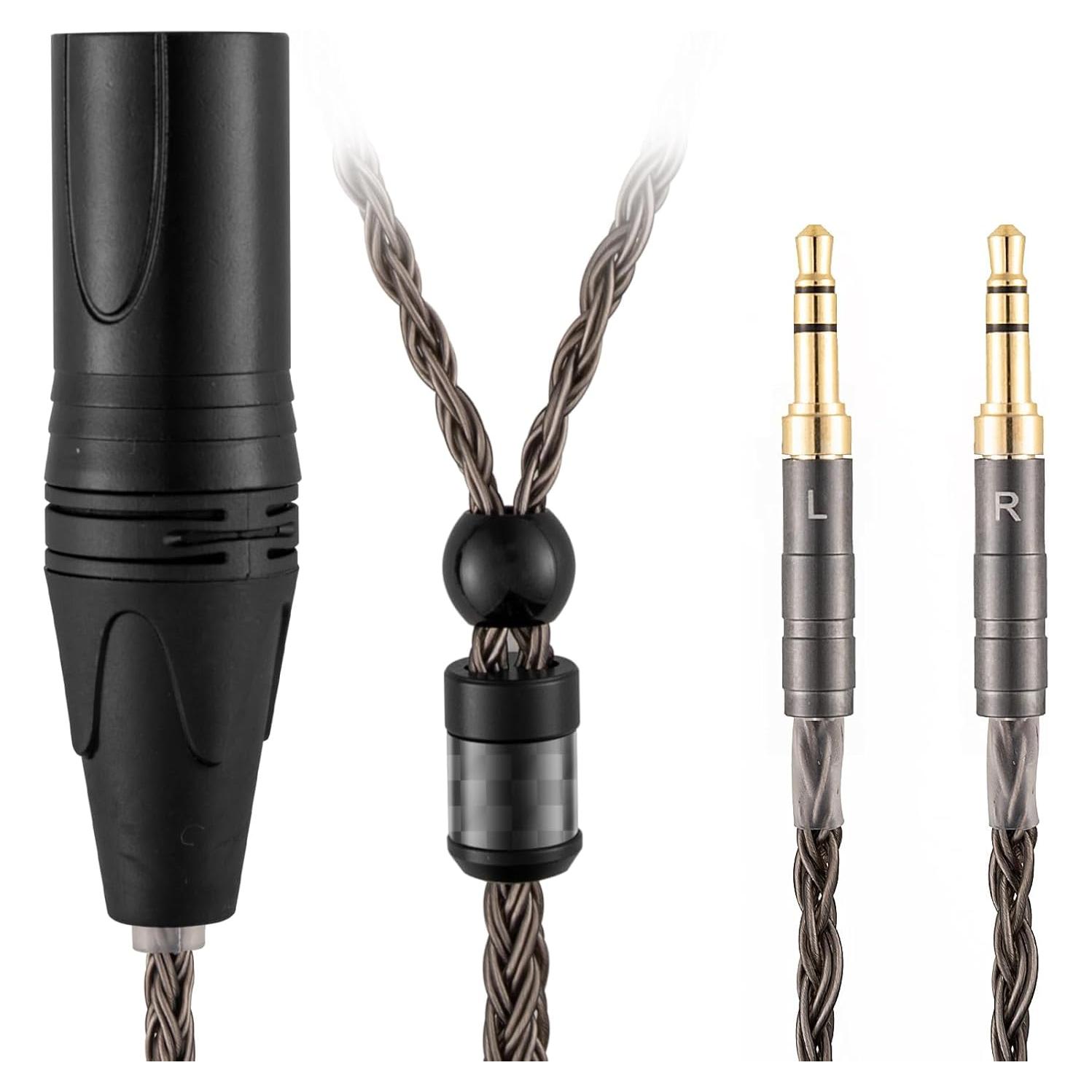 Cable de Auriculares SYRNARN 16 Núcleos 1.5m 4 Pines XLR