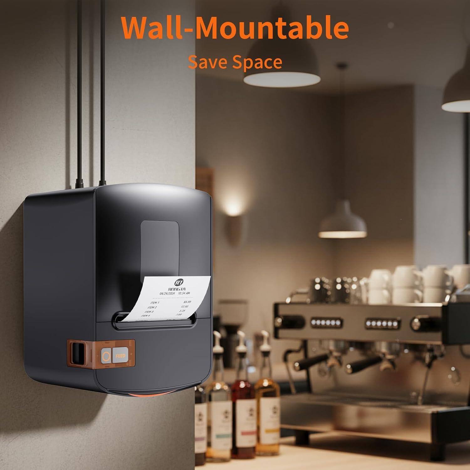 Impresora Térmica de Recibos Rongta RP331 80mm 250mm/s