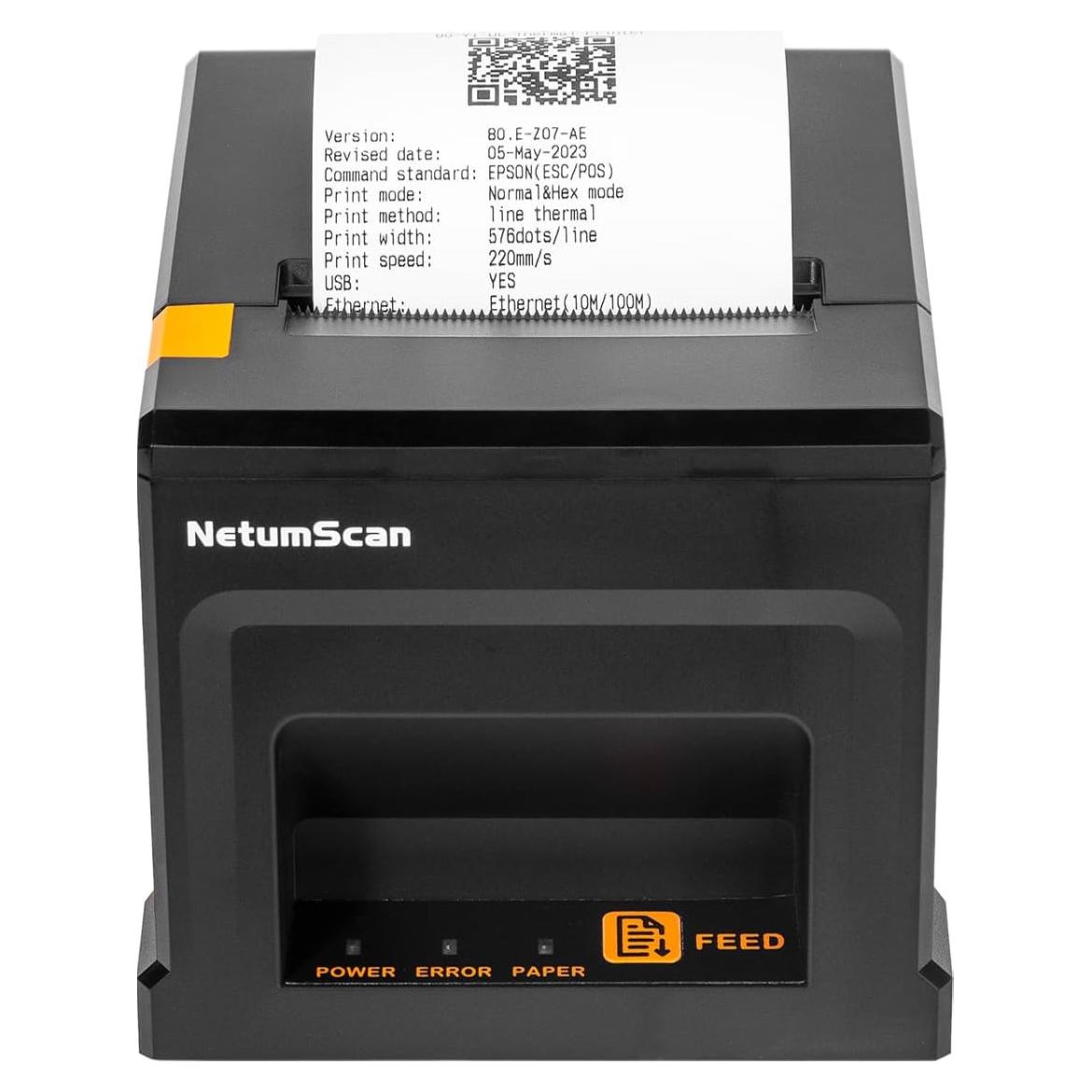 Impresora Térmica NetumScan 8360 USB 80mm con Cortador Automático