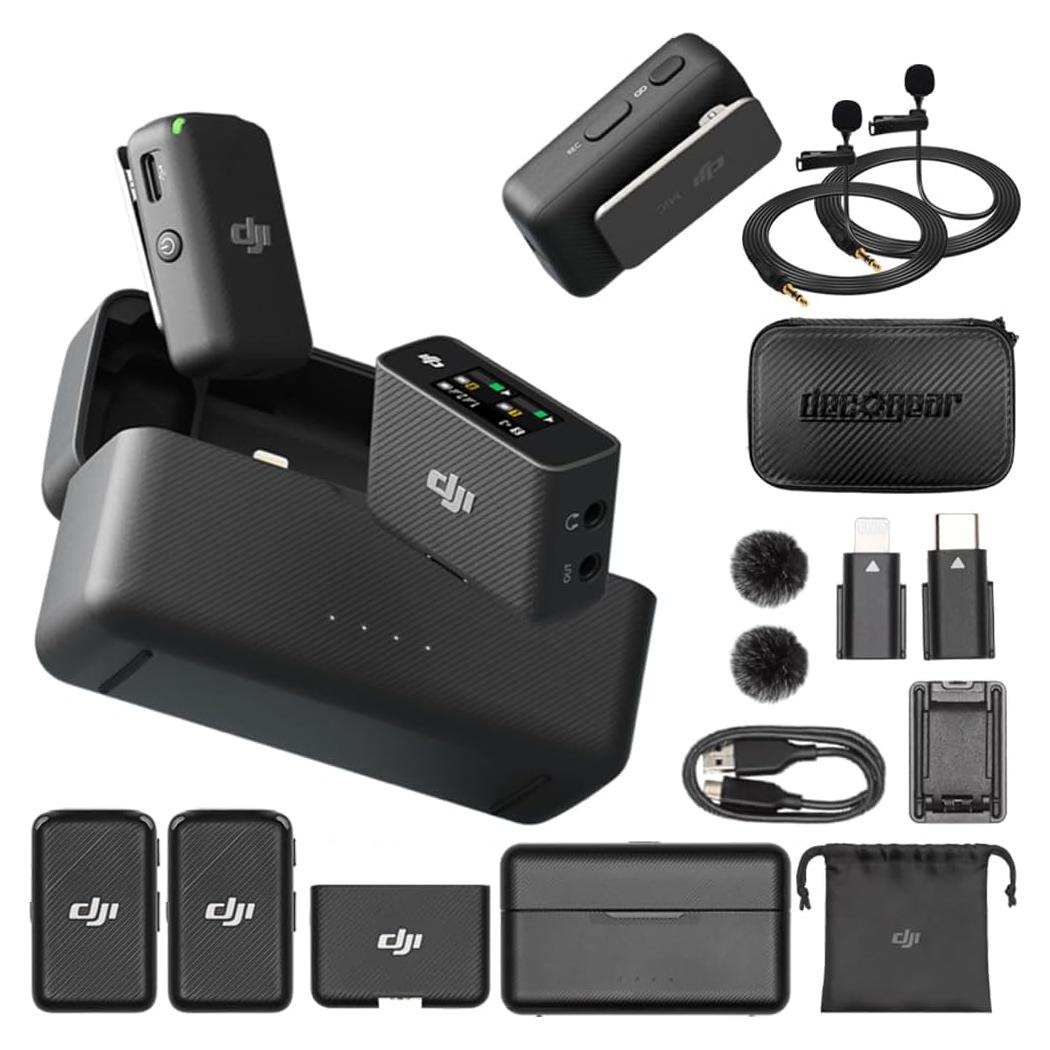 Sistema de micrófono inalámbrico DJI Mic + 2 micrófonos Deco Mini
