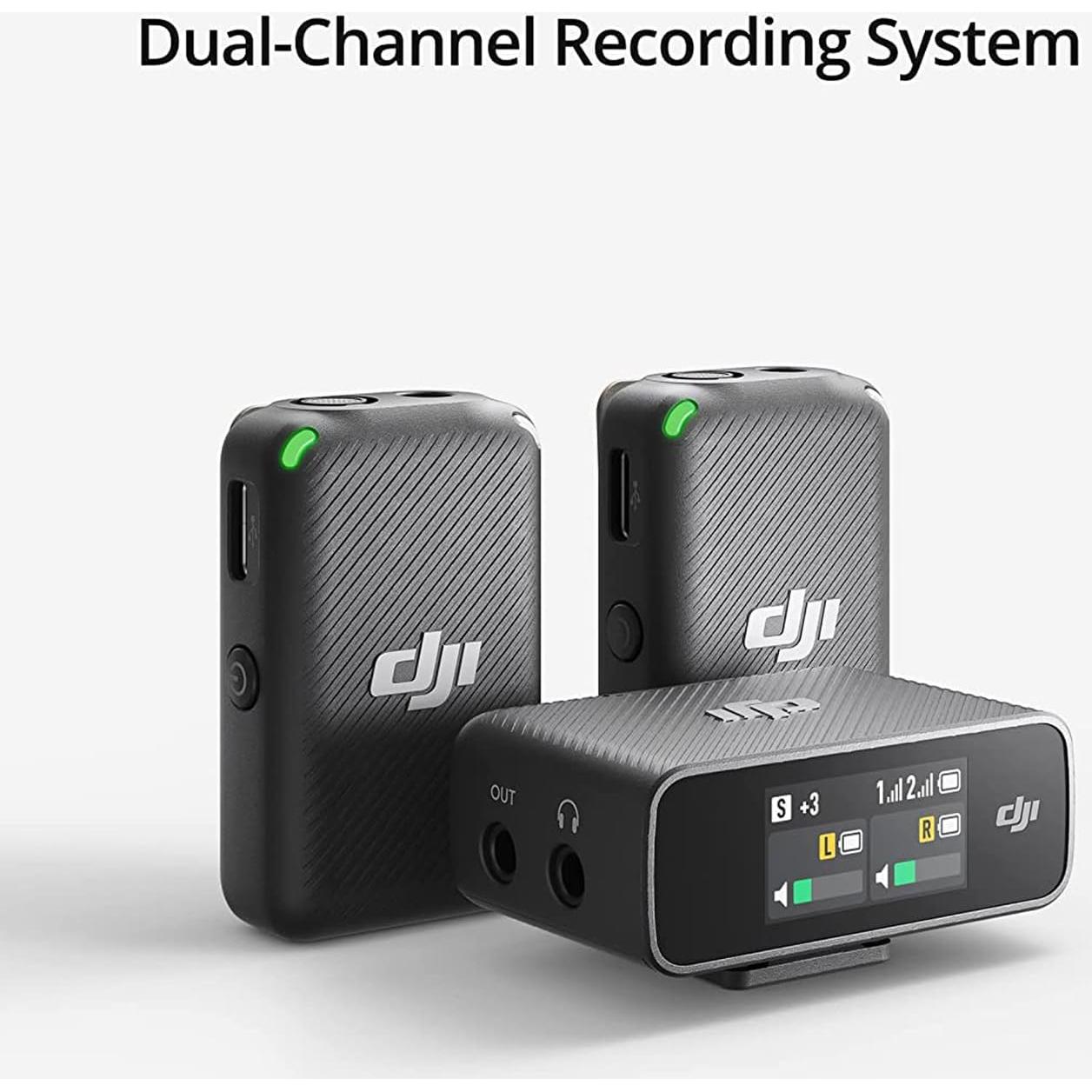 Sistema de micrófono inalámbrico DJI Mic + 2 micrófonos Deco Mini