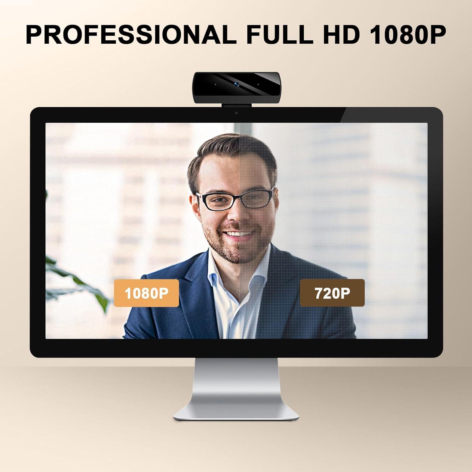 Webcam Full HD 1080P Diccik K1 con Micrófono y USB